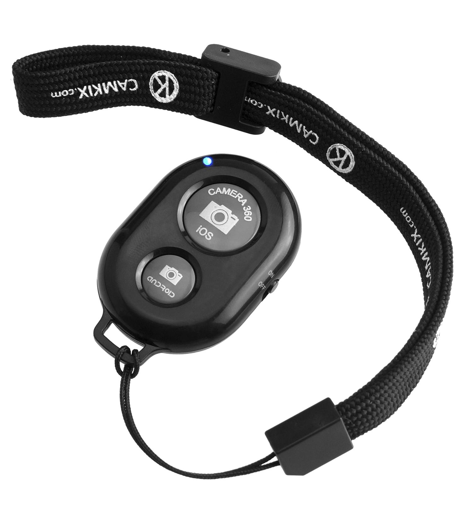 CamKix Bluetooth Camera Shutter Remote Control - Hands-Free Photos and Videos - iOS and Android Compatible - Black - Buy Online on GoSupps.com