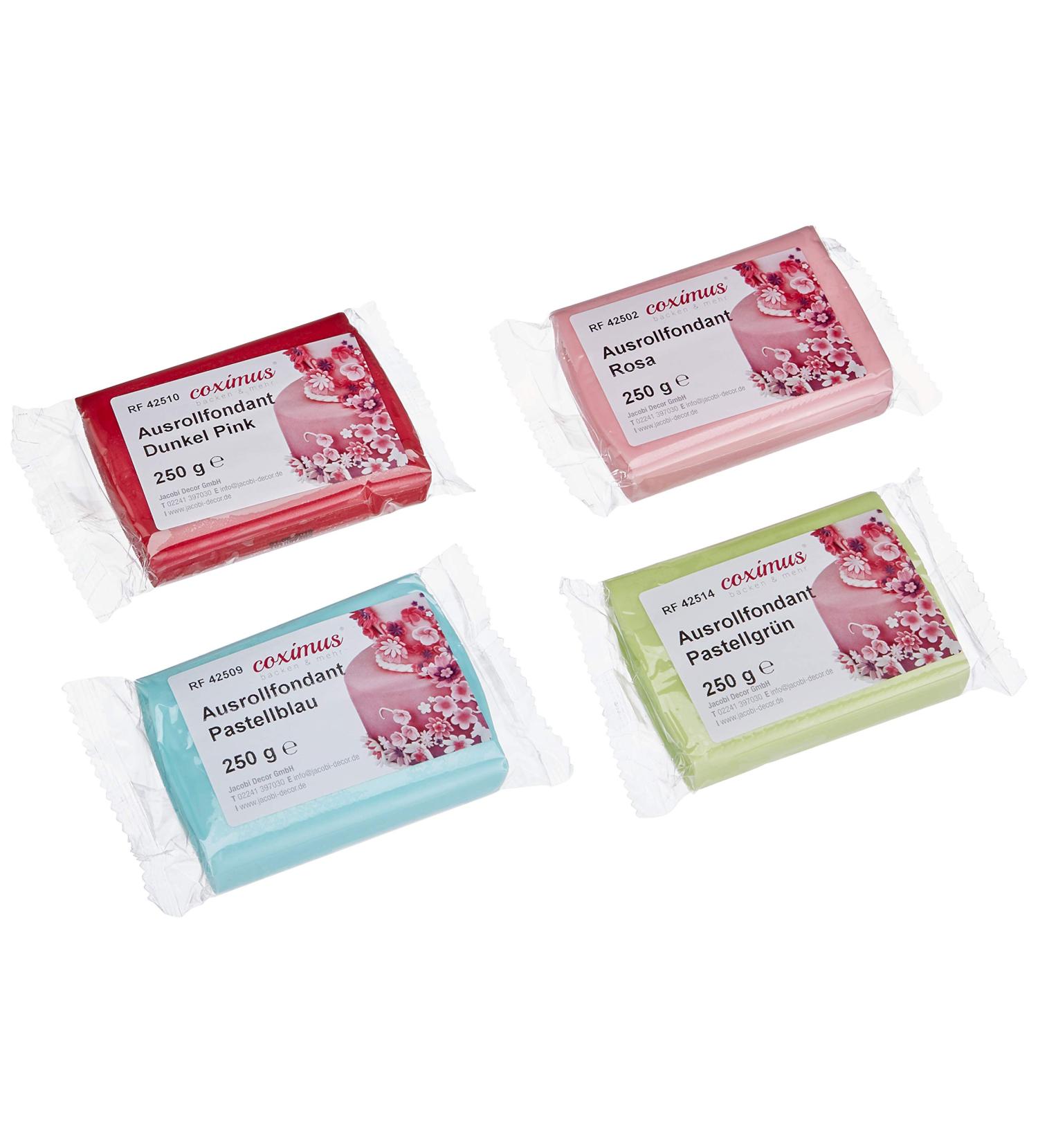 Buy Cake Company Pastel Fondant - Pack of 4 (4 x 250g) for Perfect Cake Decorating | International Shipping - Buy Online on GoSupps.com