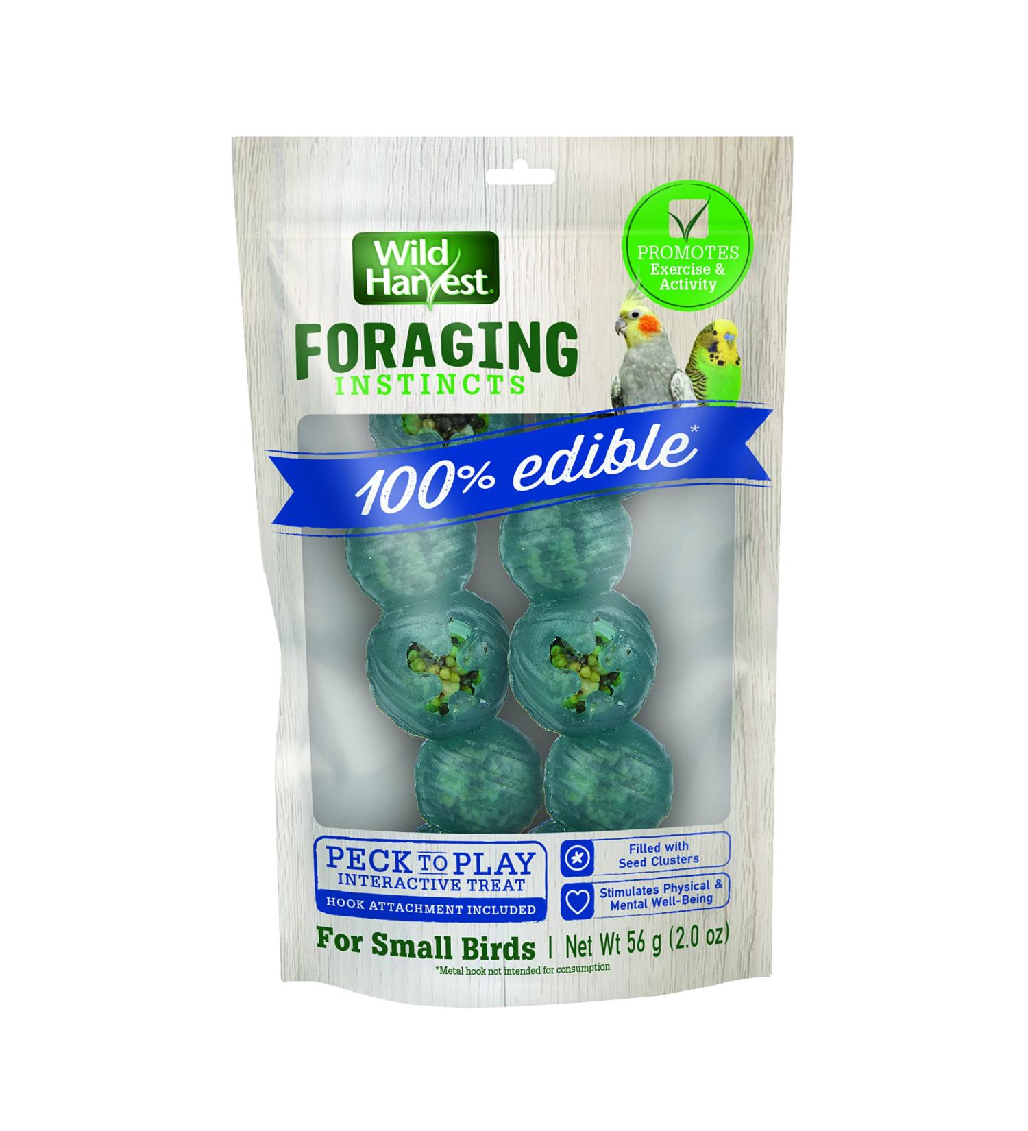 Wild Harvest Foraging Instincts Peck n Play Interactive Treat 2oz for Small Birds - Shop Now! - Buy Online on GoSupps.com