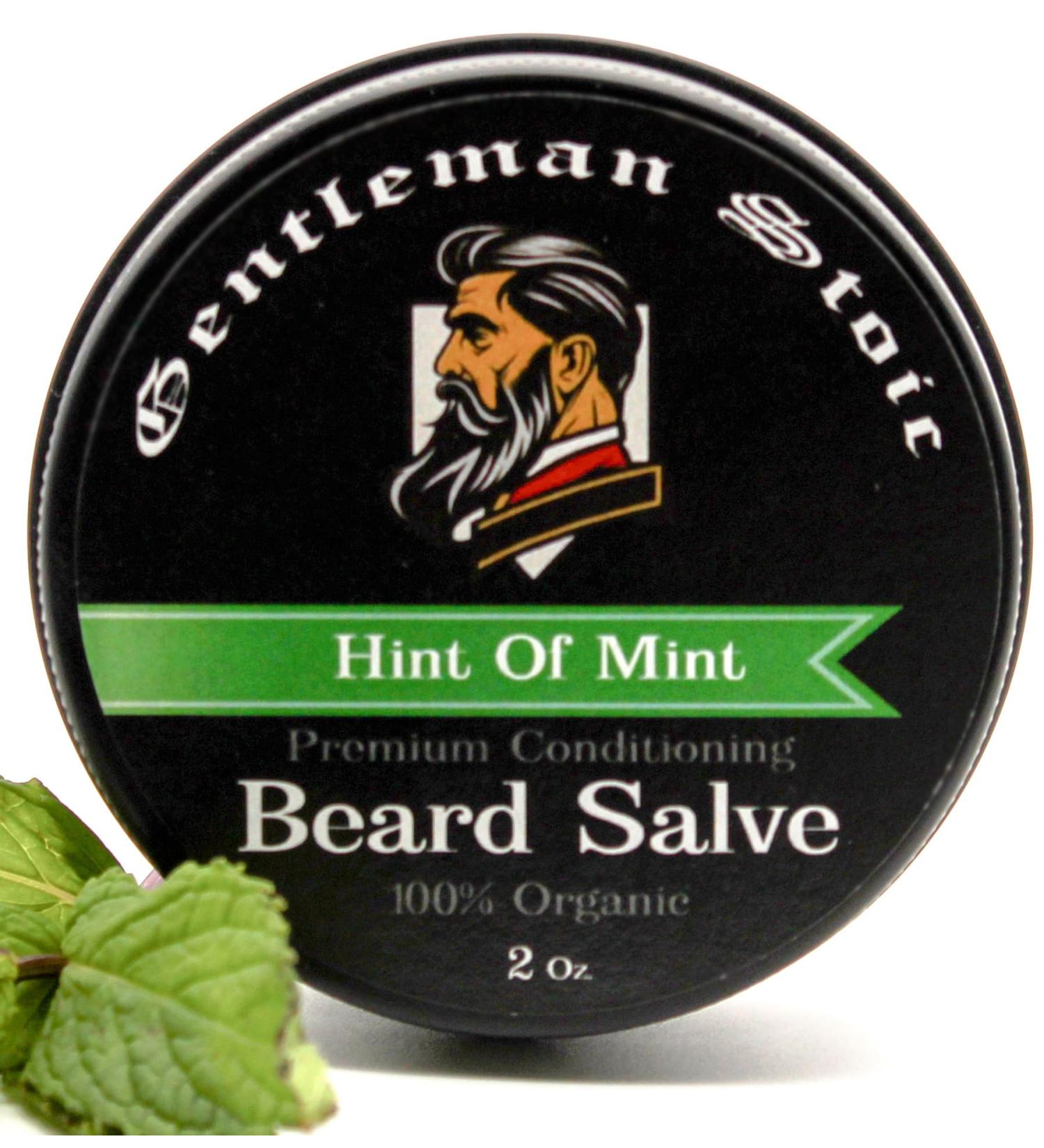 Premium Beard Balm for Men - Argan & Avocado Oil Vitamin E - Stop Itch & Flaking - Fresh Mint 2oz - Strengthening & Conditioning - Buy Online on GoSupps.com