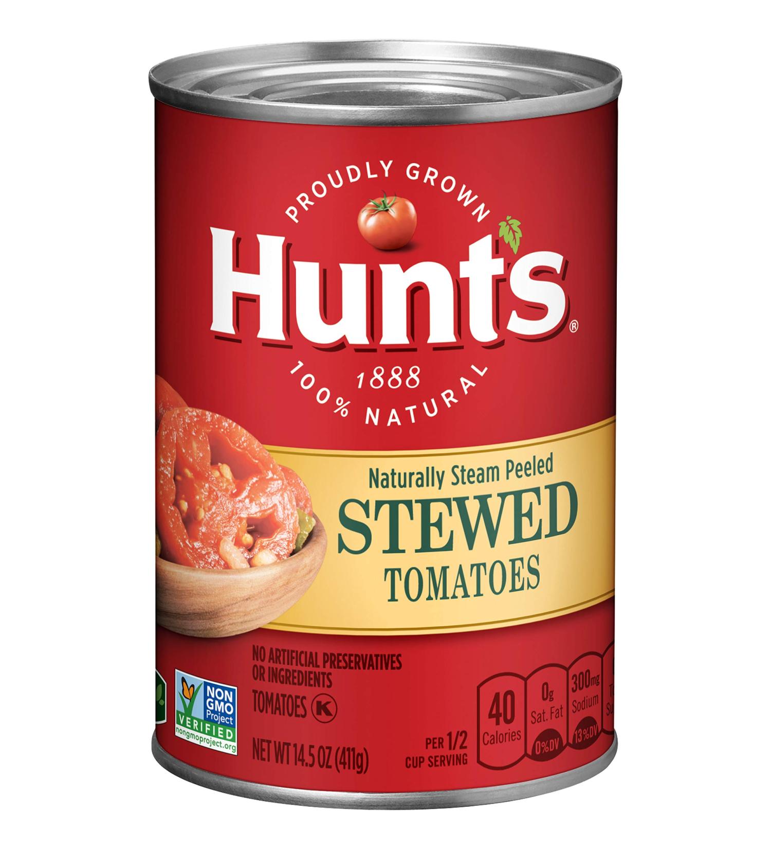 Hunt's Stewed Tomatoes 14.5 oz 12 Pack - Premium Quality Ingredients - Buy Online on GoSupps.com