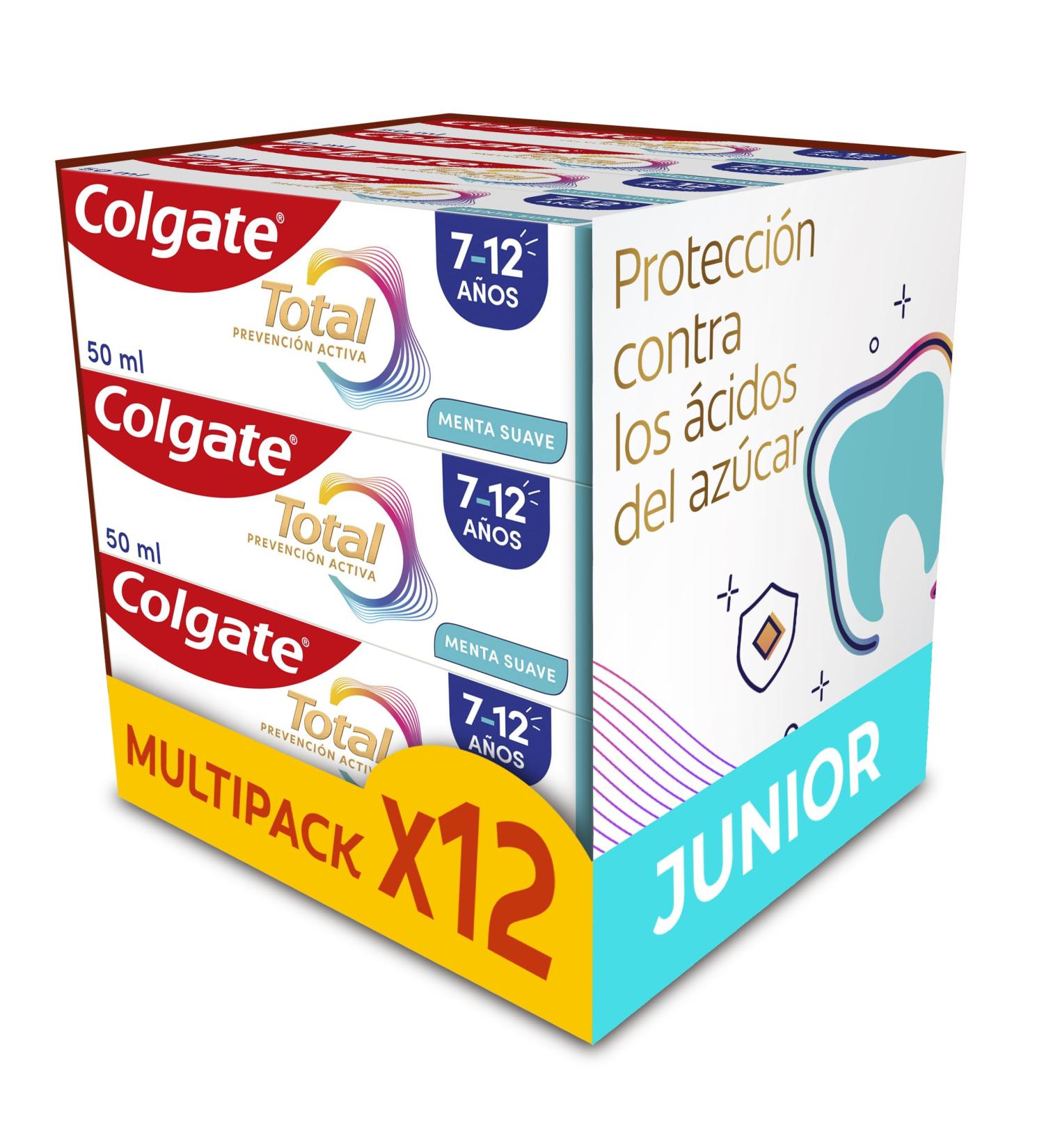  Colgate Colgate Total Junior Children's Toothpaste 50 ml Complete Protection Fluoride Toothpaste Anti-Cavities Protection Antiba - Buy Online on GoSupps.com