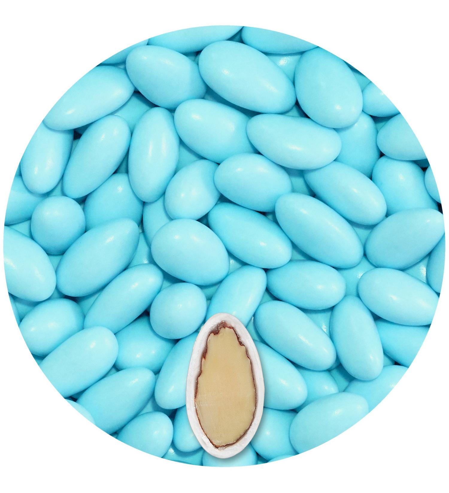 One-ein 500g Light Blue Wedding Almonds | Sugar Dragees & Chocolate Bonboniere | Perfect Guest Gifts for Weddings & Baptisms - Buy Online on GoSupps.com