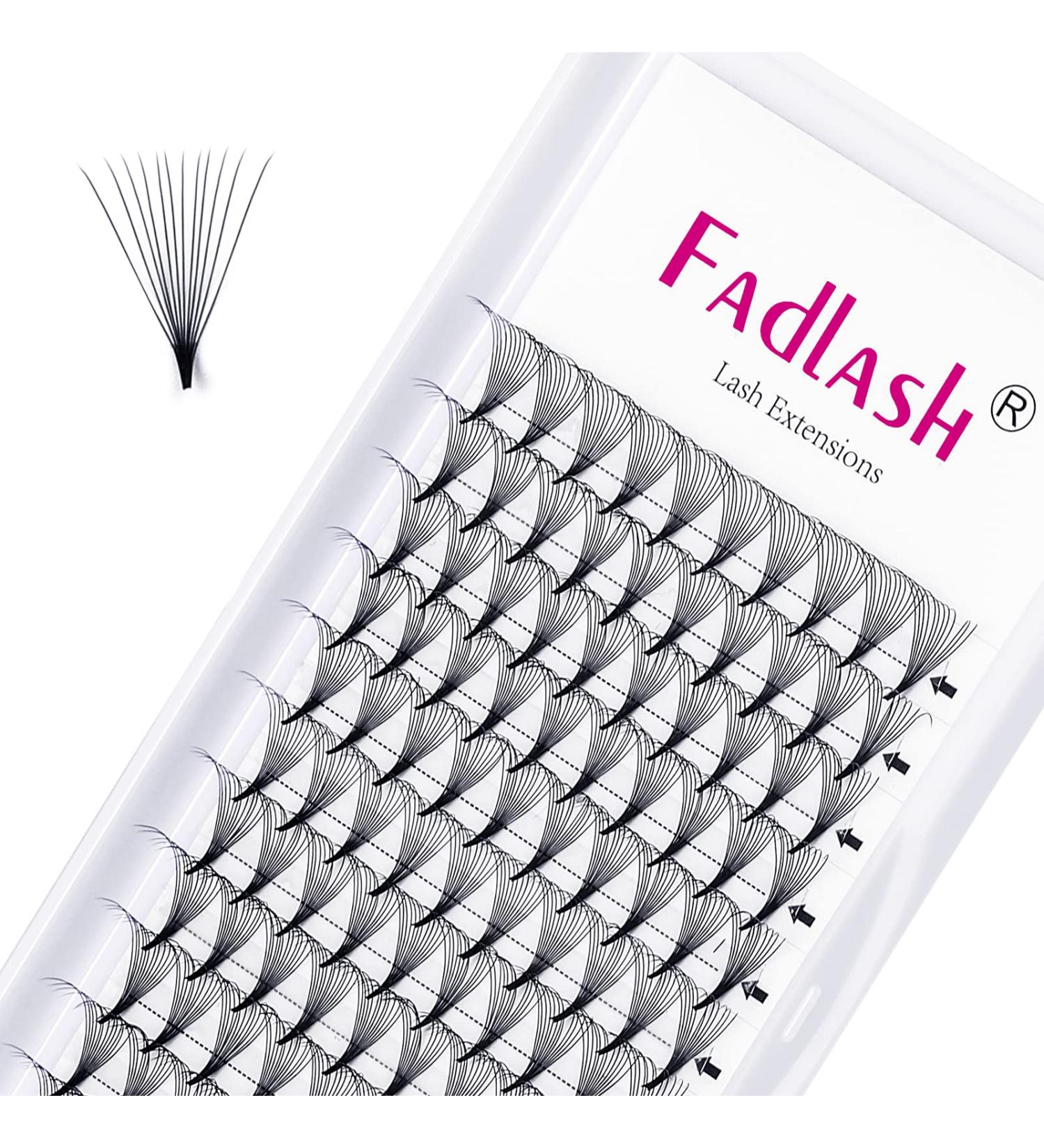 Premium 12D Volume Eyelash Extensions - 0.05 D Curl 15mm Premade Russian Fans for Stunning Looks - Buy Online on GoSupps.com