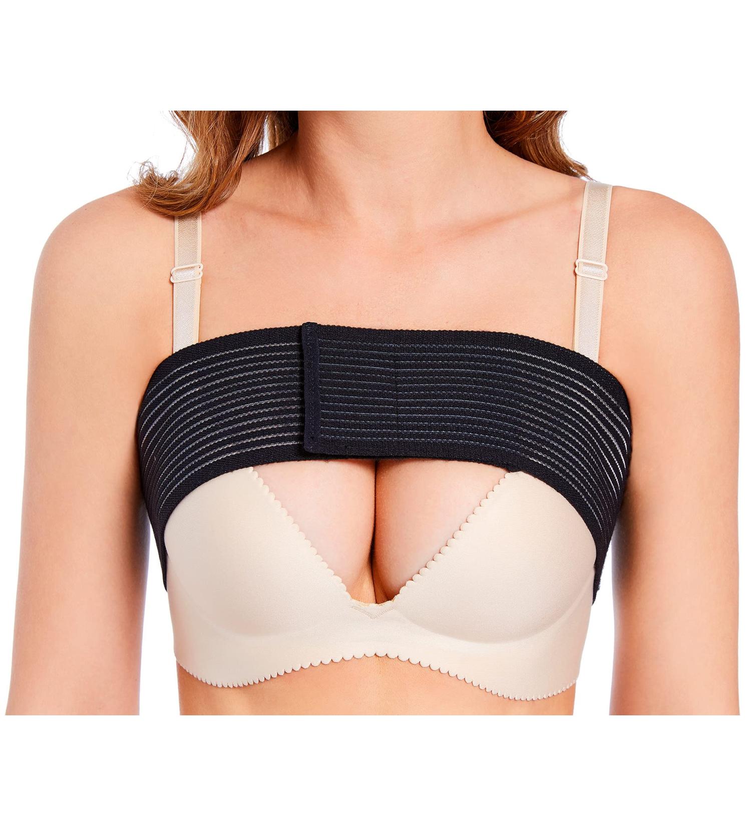 Breast Implant Stabilizer Band | Post Surgery Chest Support Belt in Black - Buy Online on GoSupps.com
