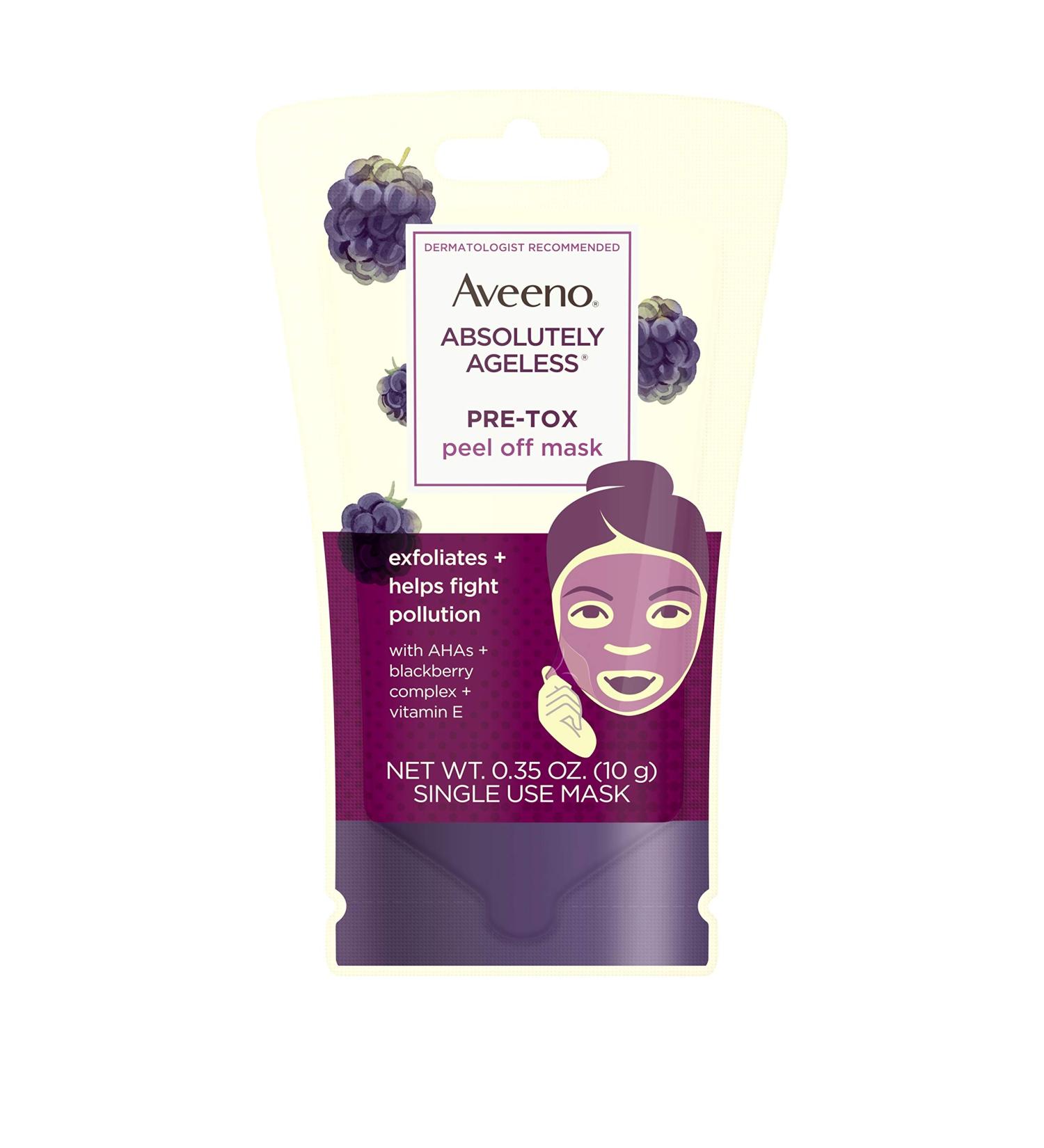 AVEENO Absolutely Ageless Antioxidant Peel Off Face Mask - 0.35 oz - Buy Online on GoSupps.com