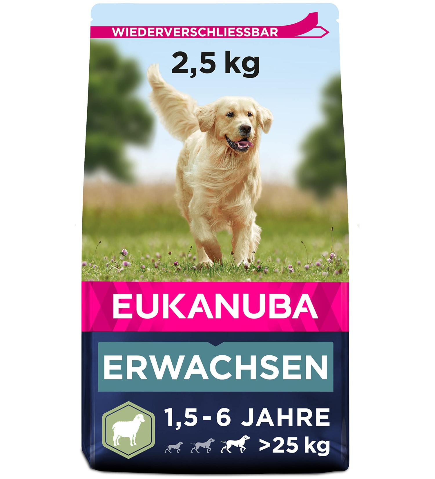 Eukanuba Dog Food for Large Breeds - Lamb & Rice Dry Food 2.5 kg Pack for Adult Dogs - Premium Nutrition - Buy Online on GoSupps.com