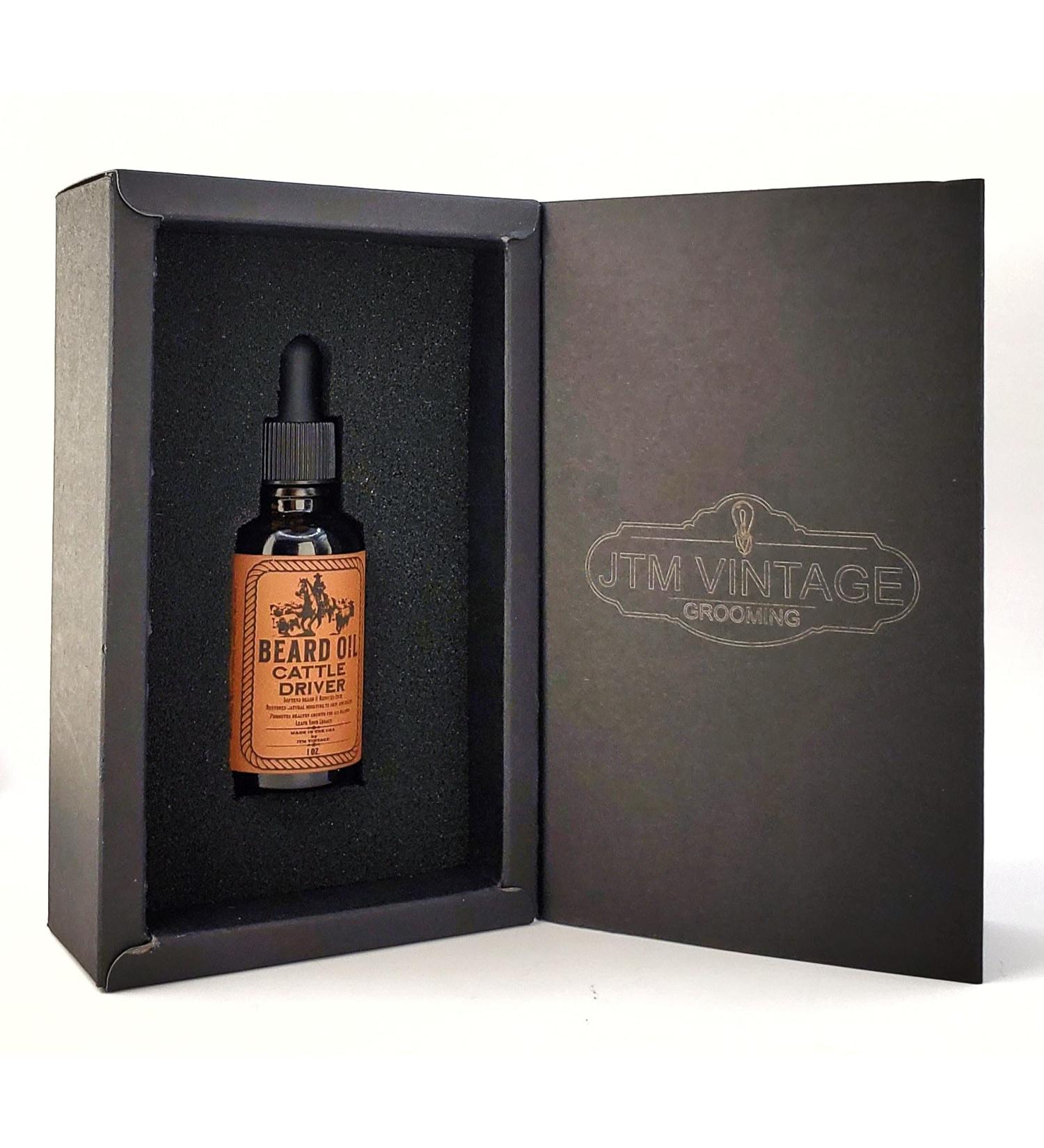 JTM Vintage Cattle Driver Beard Oil | Premium Grooming & International Shipping - Buy Online on GoSupps.com