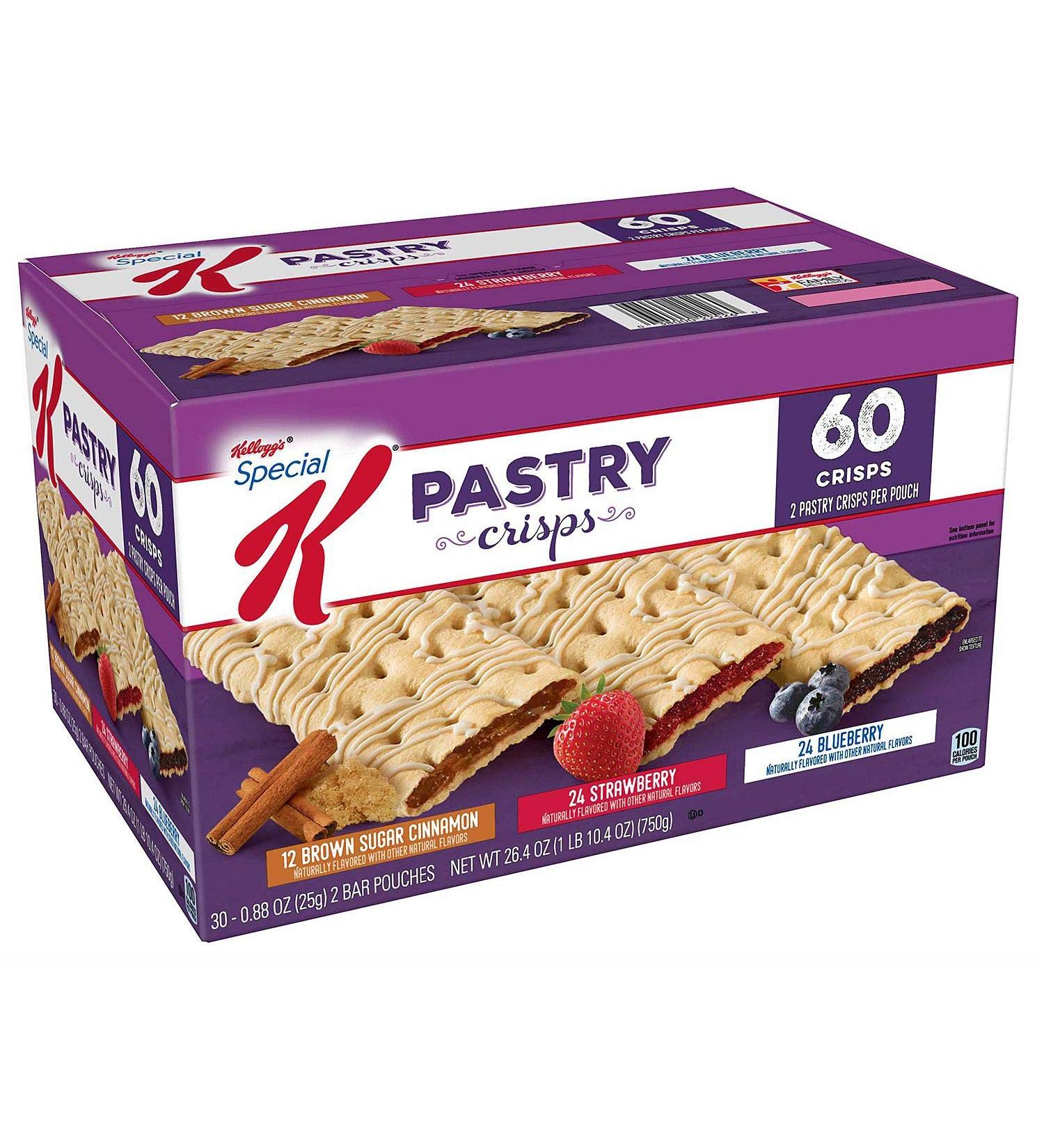 Kellogg's Special K Pastry Crisp 26.4 Oz - 2 Pastry Crisps/Pouch - Pack of 1 - Buy Online on GoSupps.com