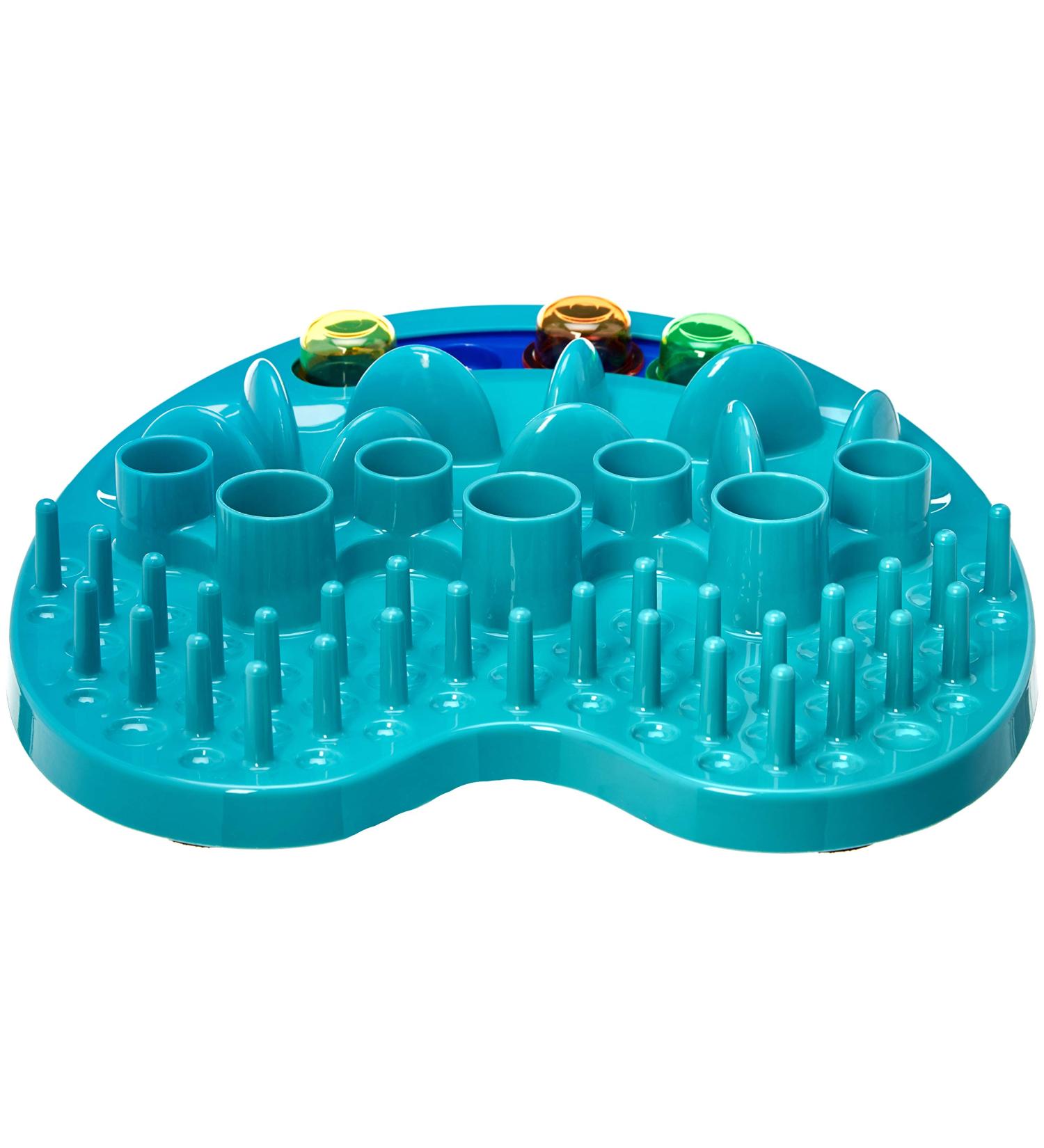 Amazon Basics Pet Activity Center and Feeder Blue - Buy Online on GoSupps.com