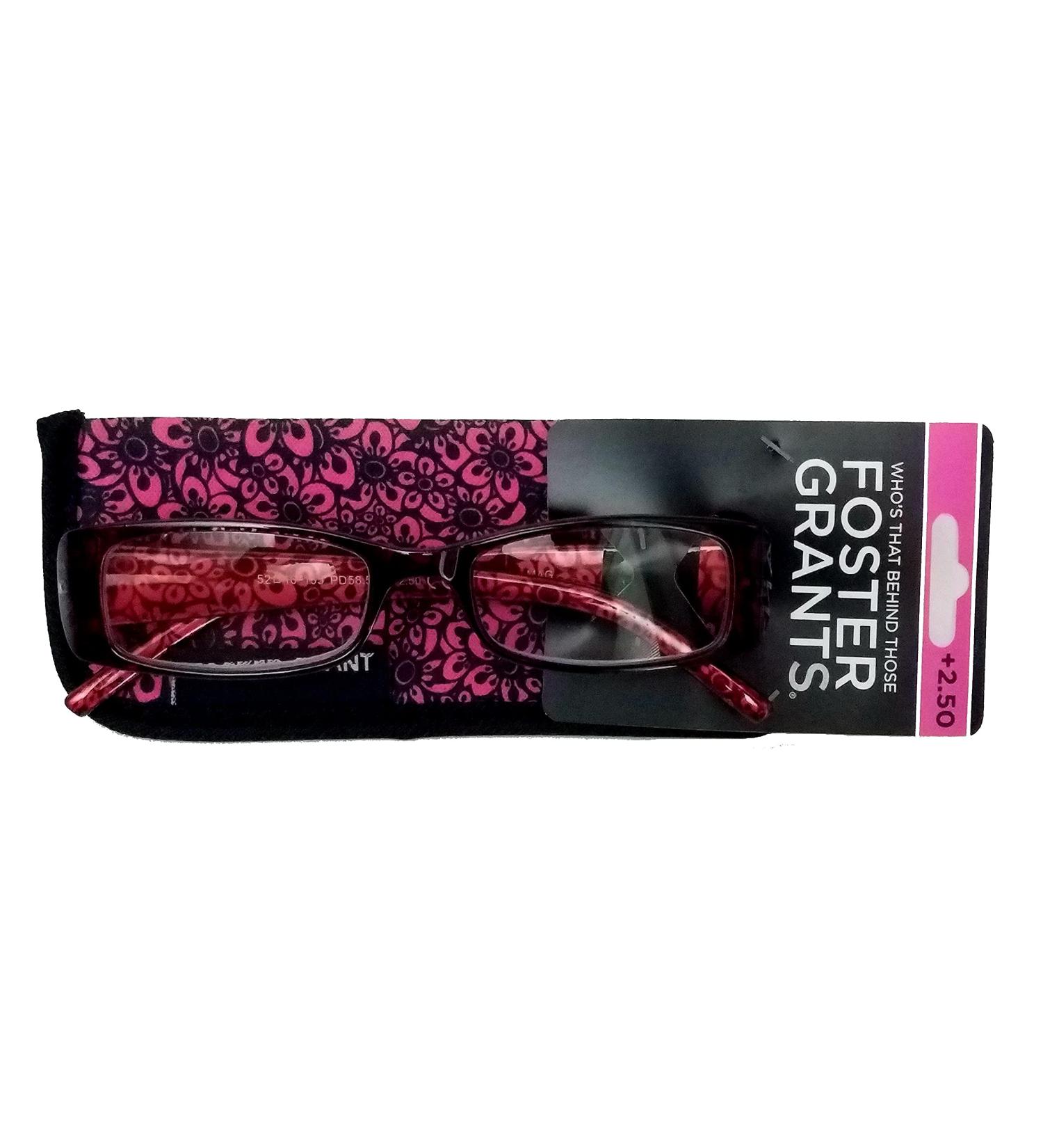 Foster Grant Magnolia Women's Reading Glasses +2.50 | Stylish & Comfortable International Shipping - Buy Online on GoSupps.com