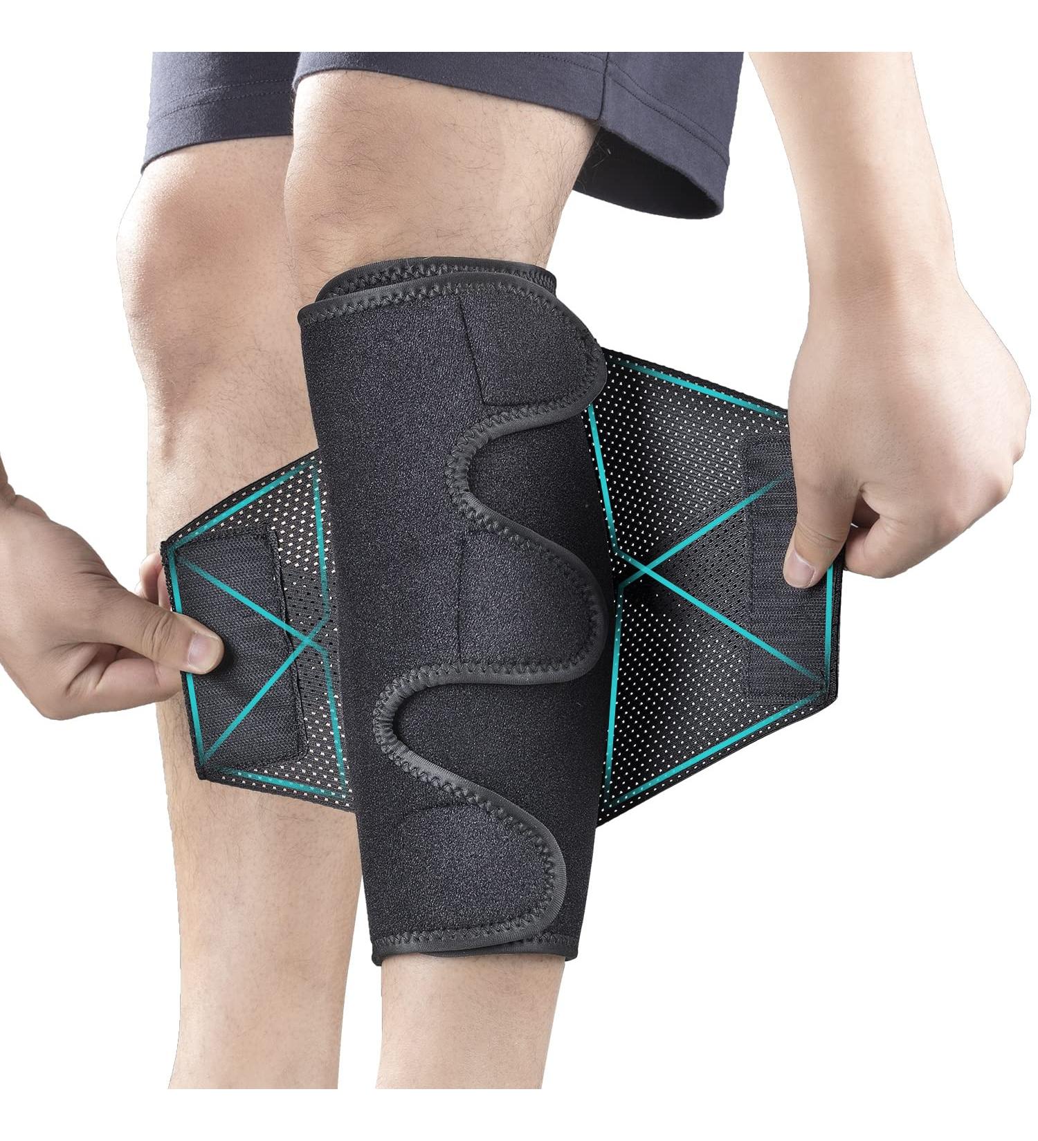 Calf Compression Sleeves for Men & Women | Shin Splint Relief & Muscle Support | Elastic Band for Pressure | Varicose Vein Pain Relief | Running, Hiking, Fitness - L/XL - Buy Online on GoSupps.com
