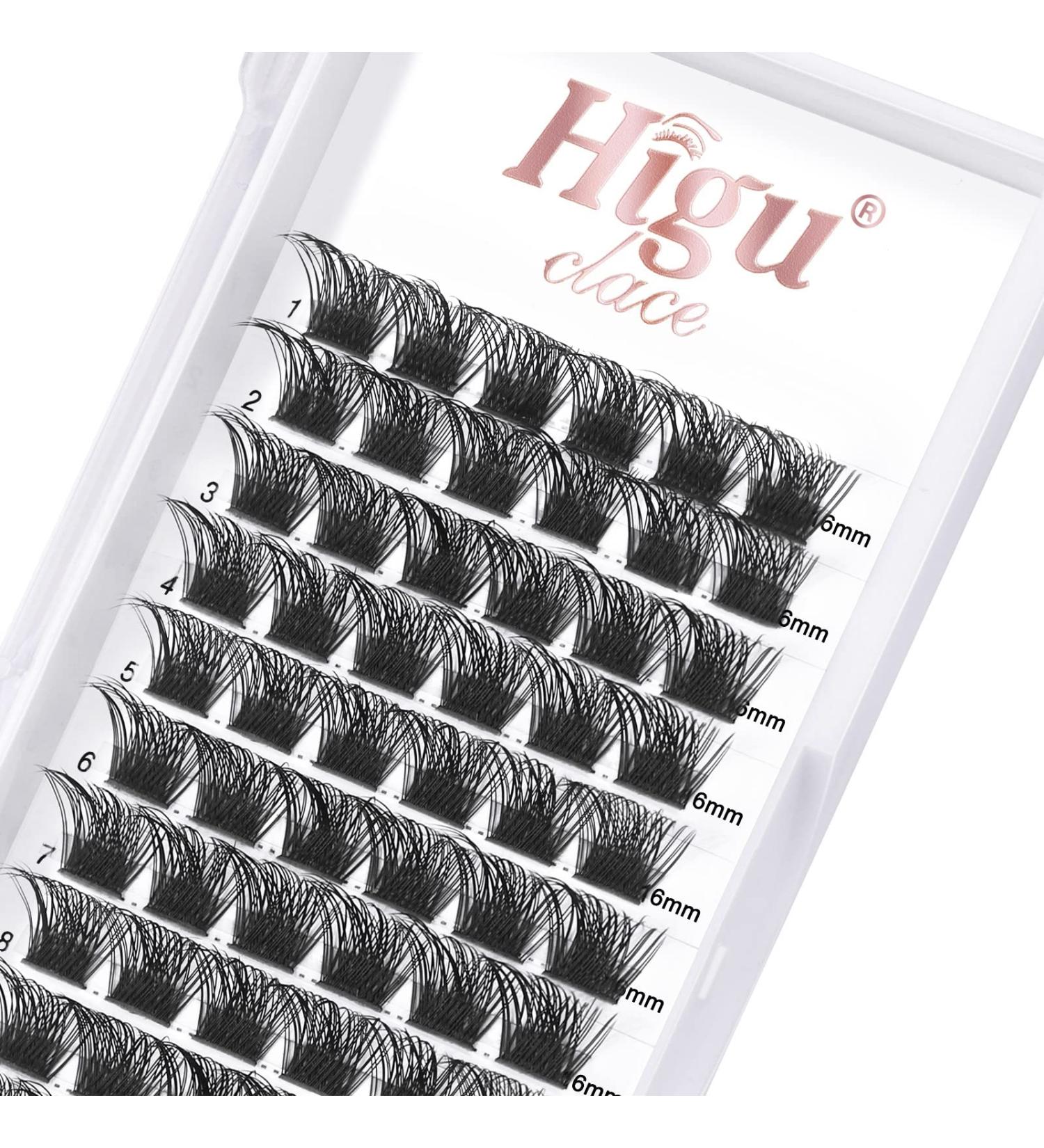 D Curl 16mm Lash Clusters - 72 Pcs DIY Eyelash Extensions | Professional Makeup for Self-application - Volume Style D 16, Reusable - Buy Online on GoSupps.com