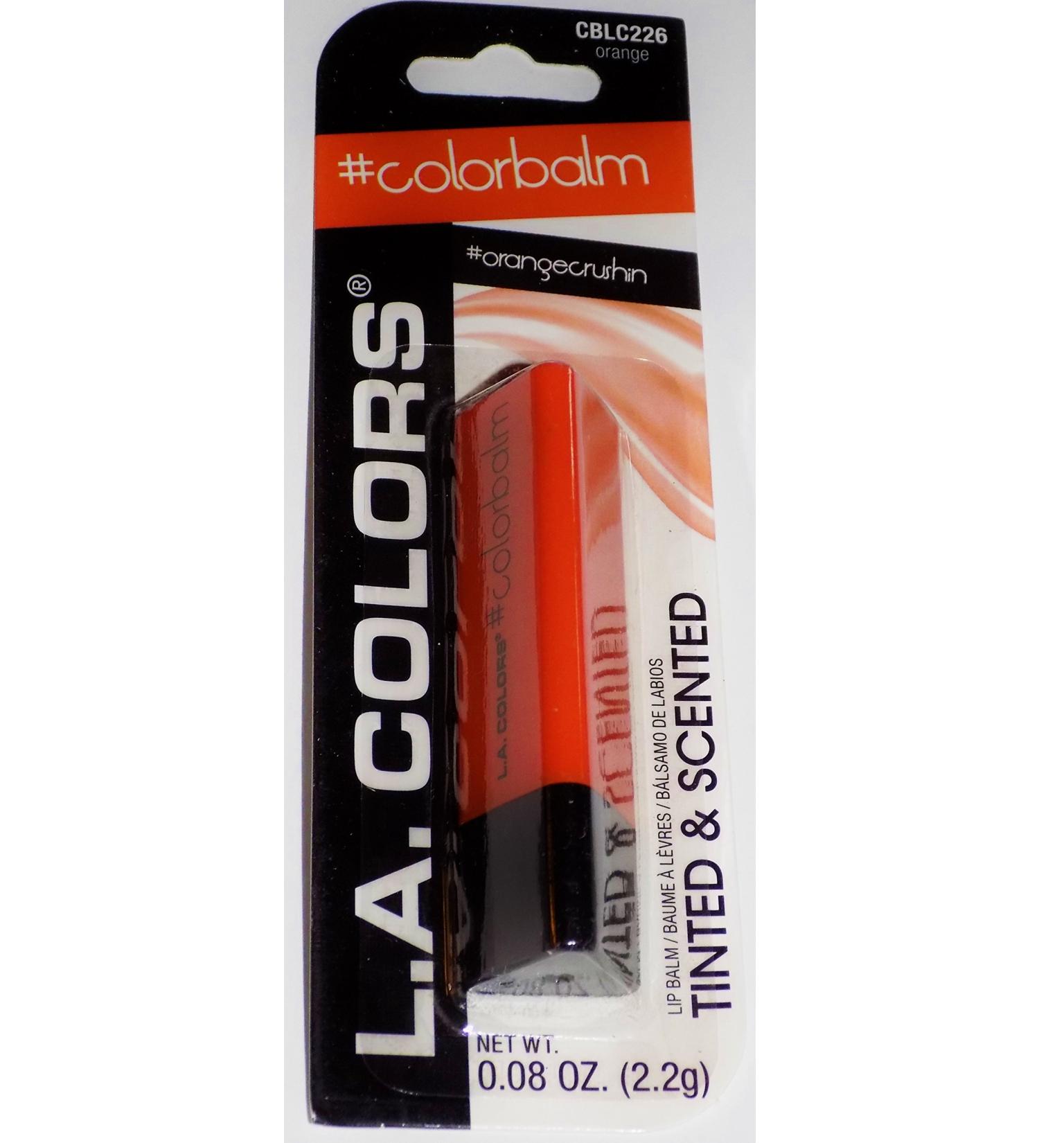 L.A. Colors Tinted & Scented Lip Balm #Colorbalm #OrangeCrushin