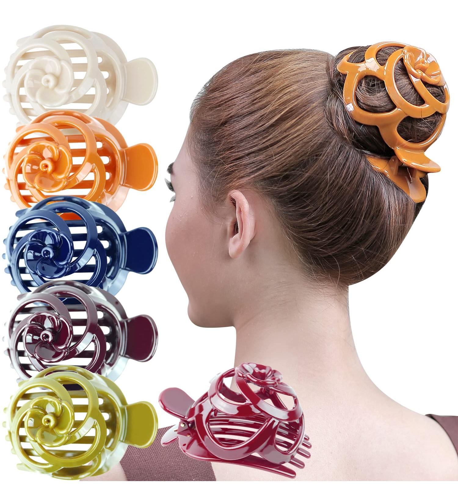 RC Roche 6-Piece Octopus Hair Clips for Thick Hair - Firm Hold Slipproof Large Classic Claws 6-Pack - Buy Online on GoSupps.com