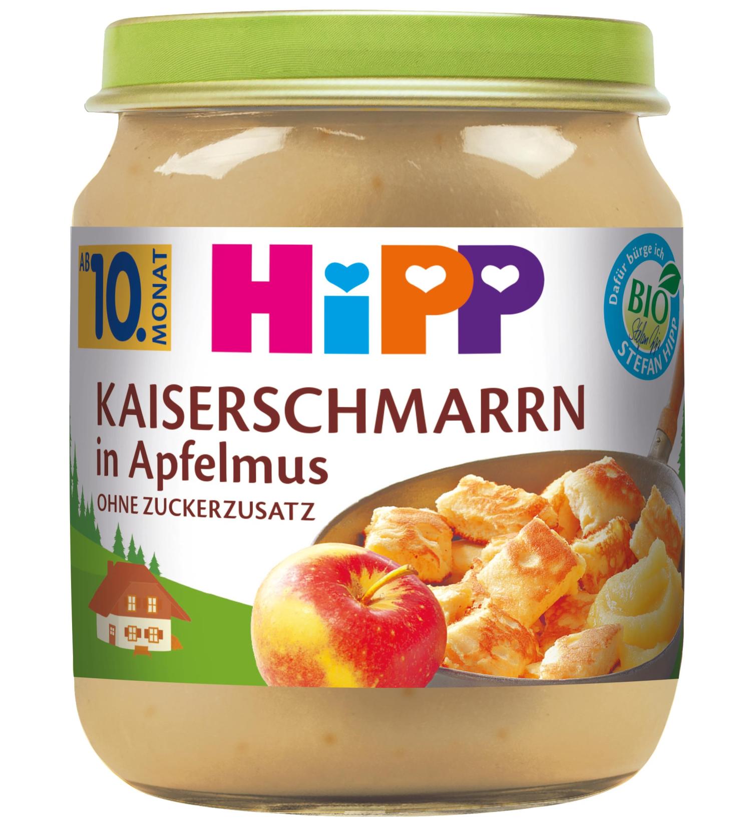 HiPP Kaiserschmarrn in apple sauce pack of 6 (6 x 200 g) H 5100 K.-schmarrn/Apfelm 200g 200g Single