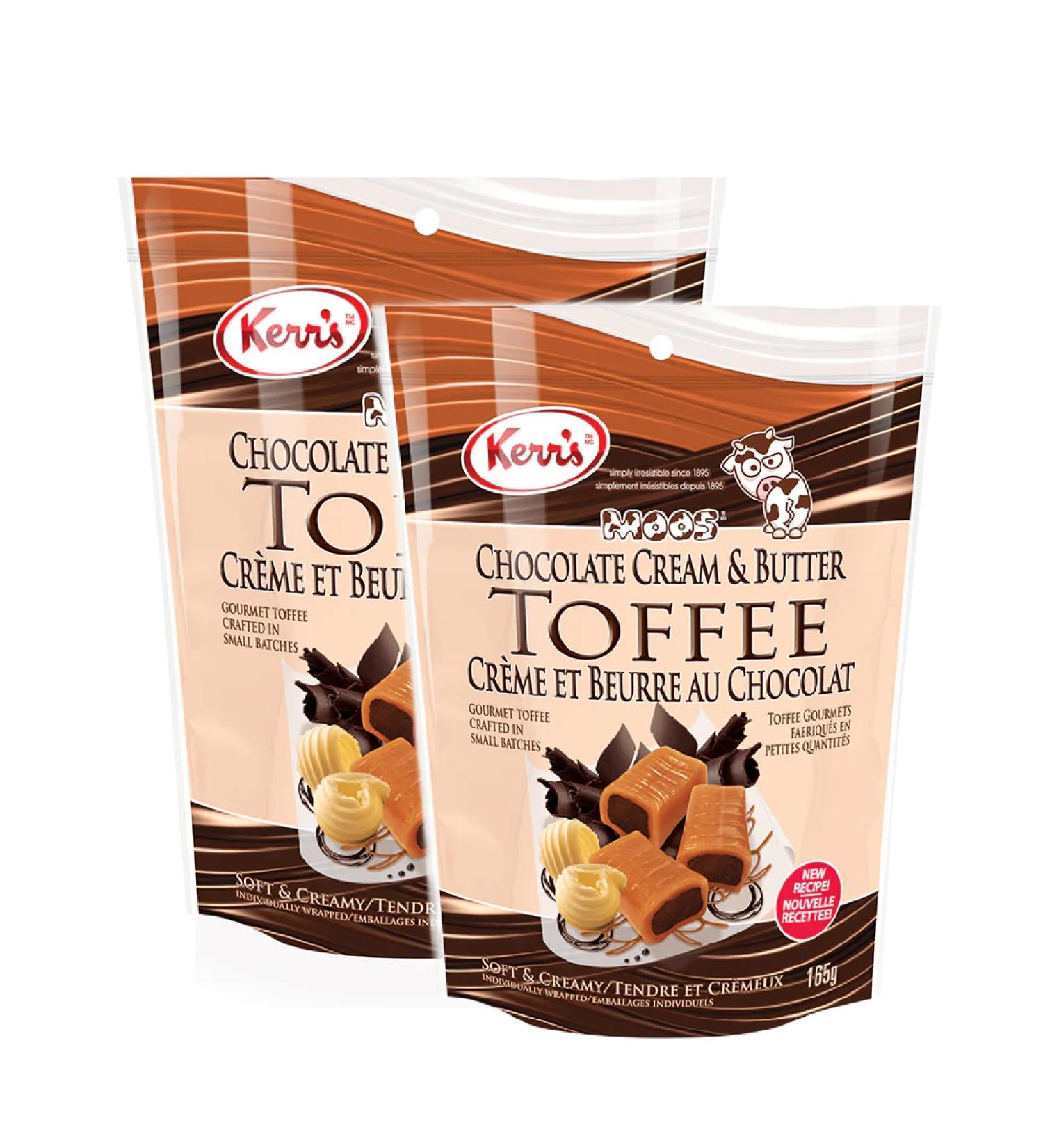 Kerr's Cream & Butter Toffee 165g pack of 2 kerrs