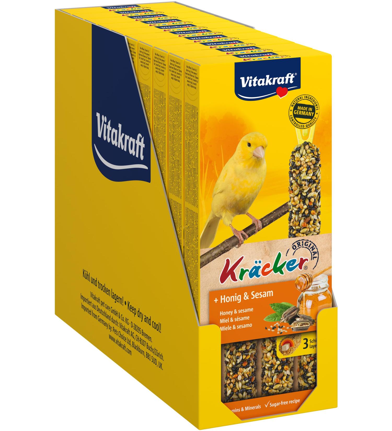 Vita Power Kr cker - Honey & Sesame | Healthy Snack Bars | International Shipping Available - Buy Online on GoSupps.com