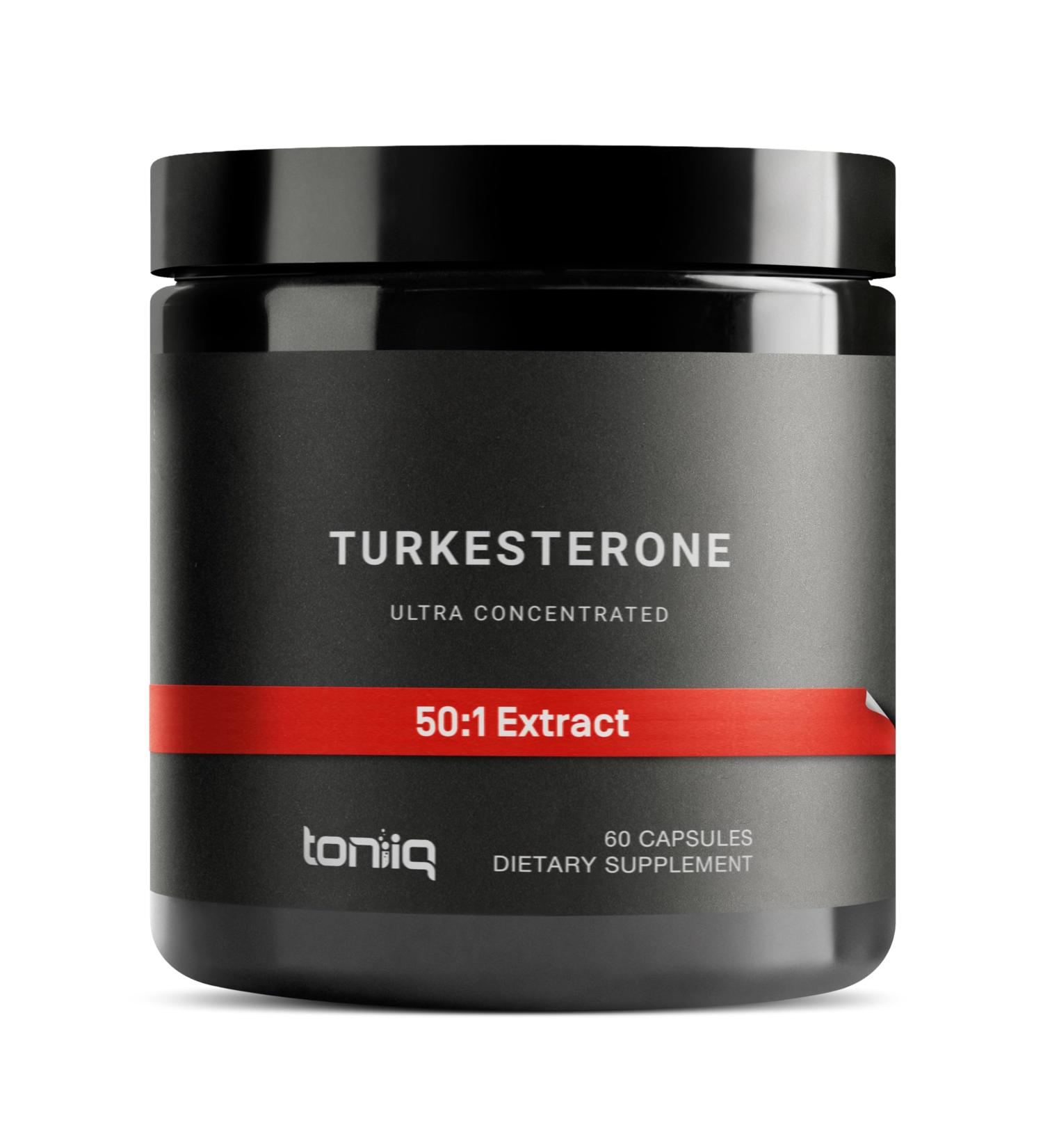 Turkesterone Supplement for Men - Ultra High Potency 50:1 Extract with 20% Turkesterone - Highly Concentrated - Third-Party Lab Tested - 60 Capsules 60 Count (Pack of 1) - Buy Online on GoSupps.com