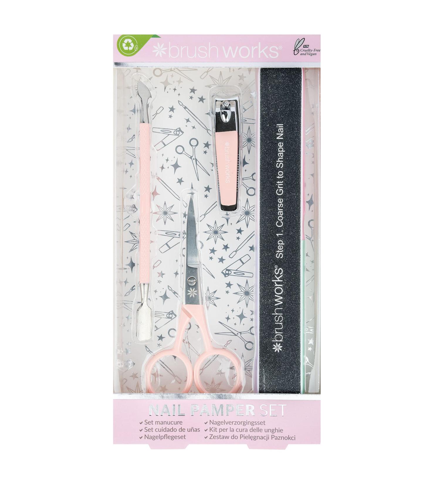 Brushworks Nail Pamper Set Pink One Size - Buy Online on GoSupps.com