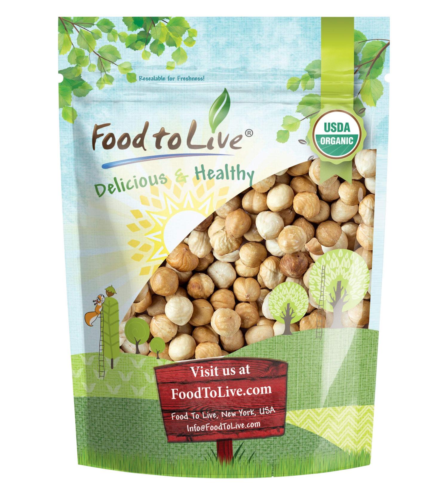 Organic Blanched Roasted Hazelnuts  1 Pound  Non-GMO  Dry Roasted Filberts  No Skin  Whole Nuts  Unsalted  Kosher  Vegan  Bulk. Keto Snack. Great for Baking  Salads  and Granola. 1 Pound (Pack of 1) - Buy Online on GoSupps.com