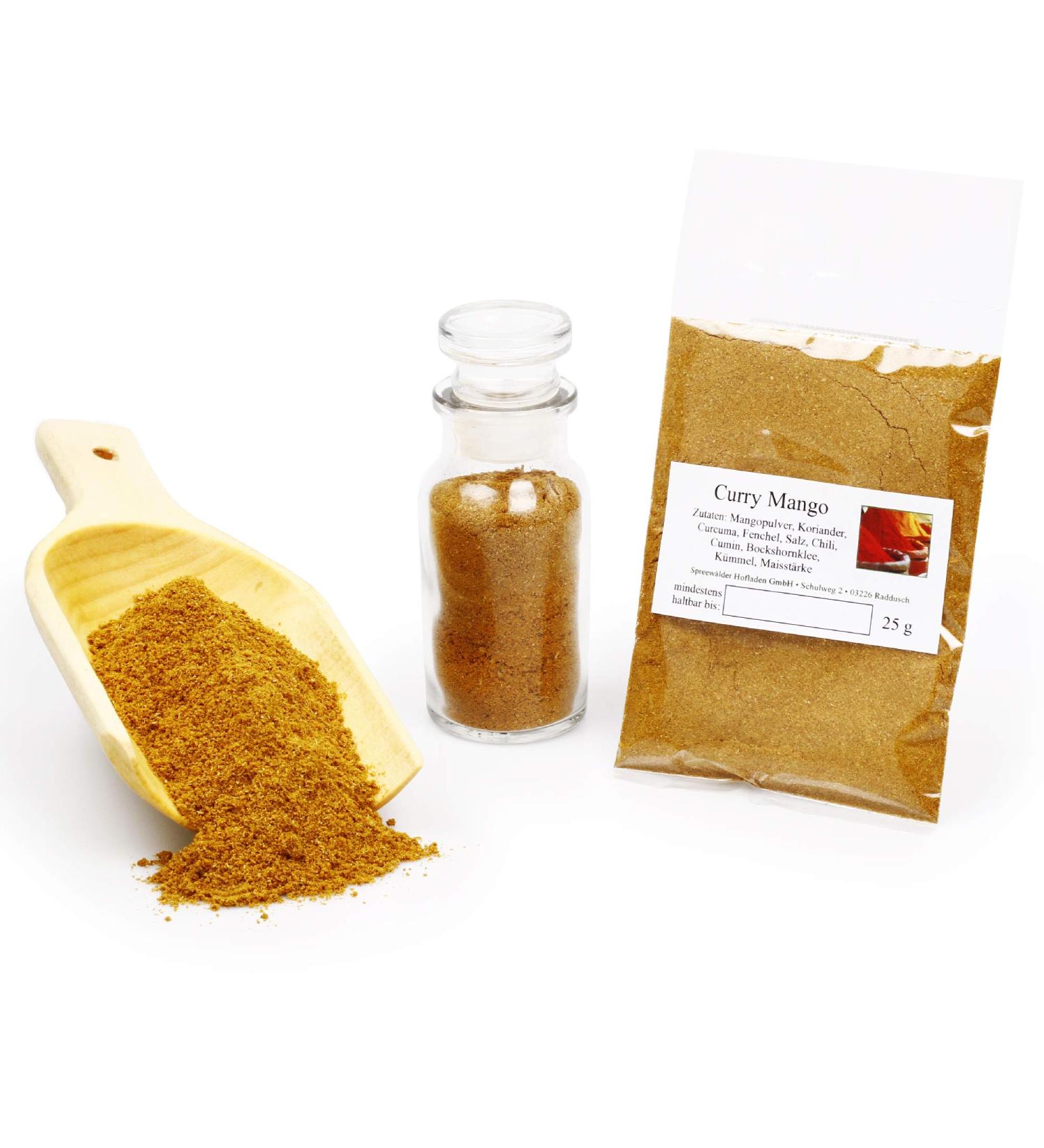 Buy Curry Mango & Curry Powder - Premium Curry Spice Mix | 25g | Vegan Asian Spices for Authentic Flavor - Buy Online on GoSupps.com