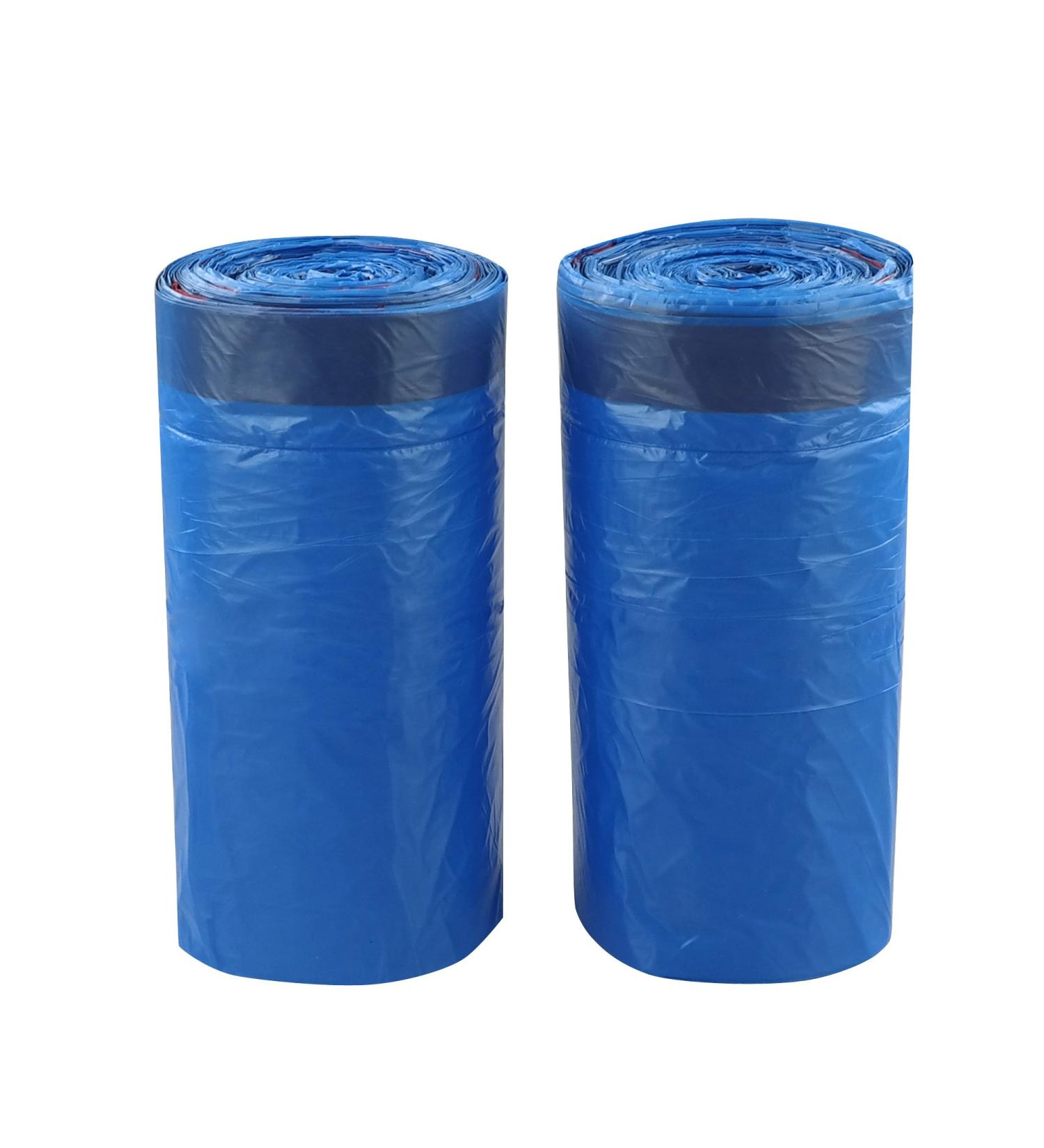 Fiaze 10 Gallon Drawstring Kitchen Garbage Bags (Blue 100 Bags) - Buy Online on GoSupps.com