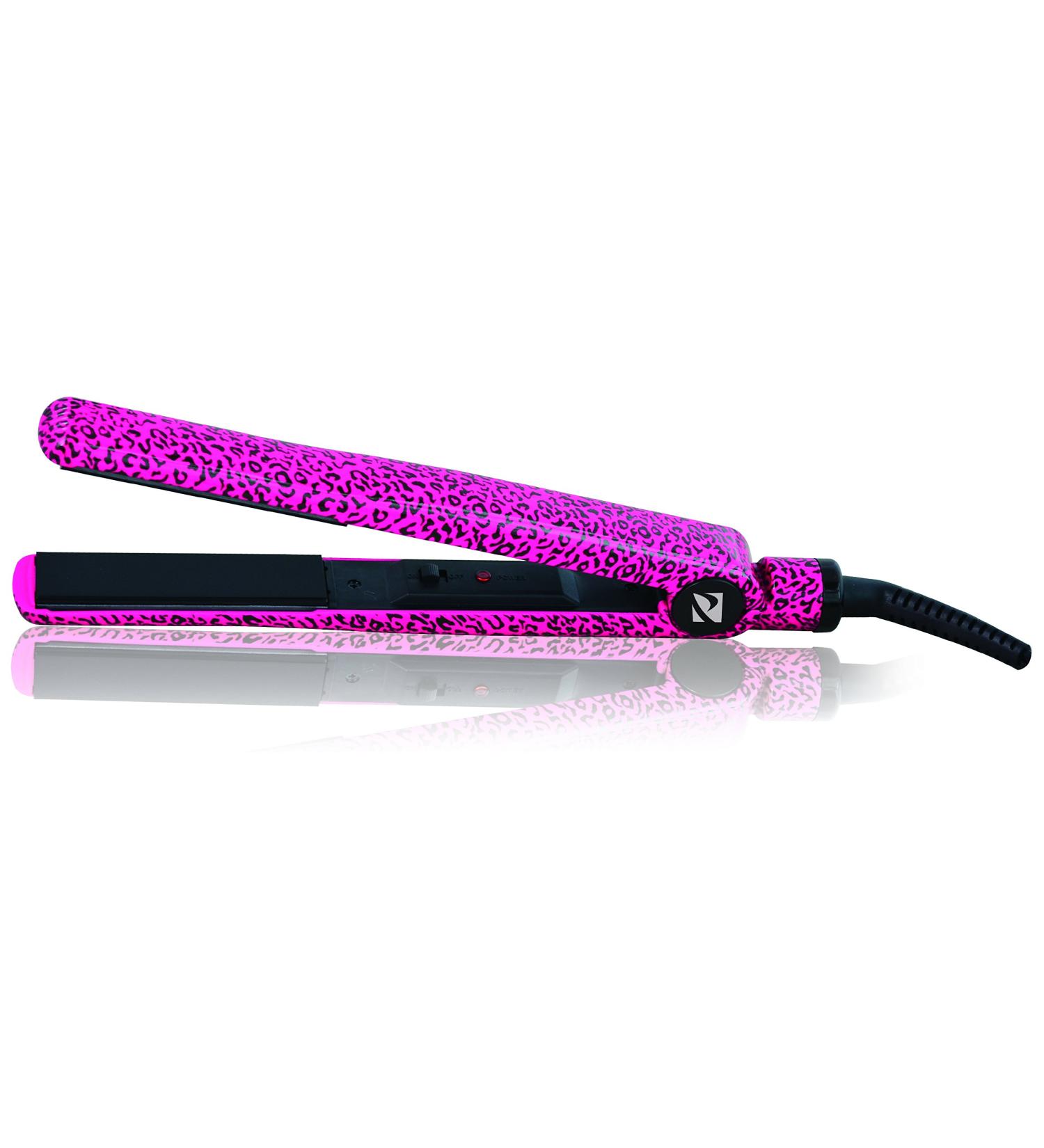 Jet Pro Hair Straightening Irons Pink Leopard 1 Pound