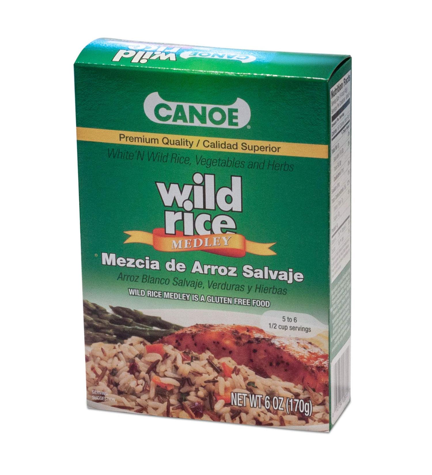 Wild Rice Medley 6oz - Premium Blend for Easy Cooking | CANOE - Buy Online on GoSupps.com
