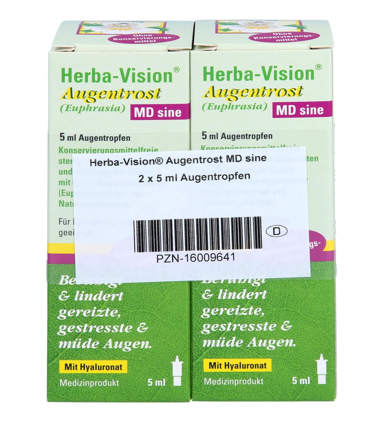 Herba-Vision Eyebright MD Eye Drops - 10ml | Soothing Eye Relief for All | International Shipping - Buy Online on GoSupps.com