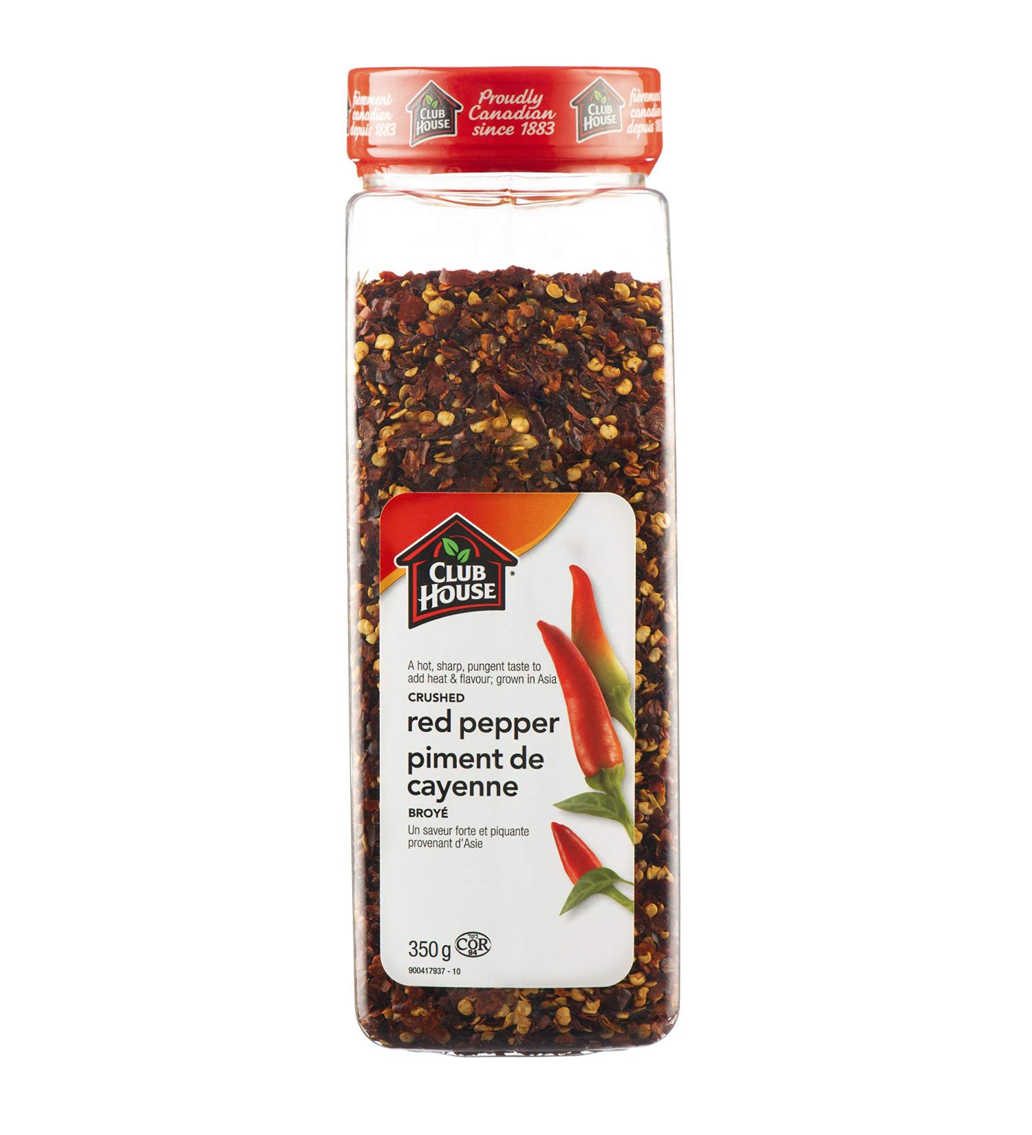 Club House Quality Natural Herbs and Spices Crushed Red Pepper 350g 350 g (Pack of 1) - Buy Online on GoSupps.com