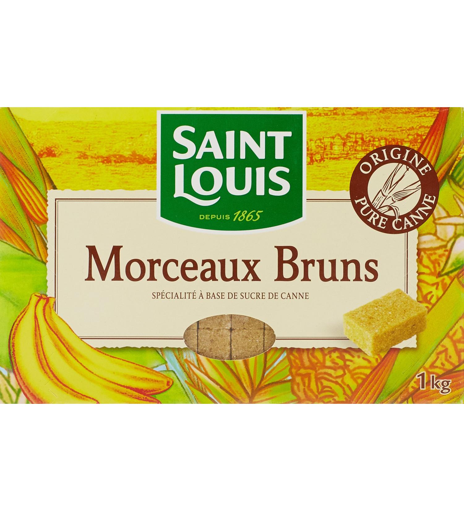 Saint Louis Cane Sugar in Pieces Pack 1 kg - Buy Online on GoSupps.com