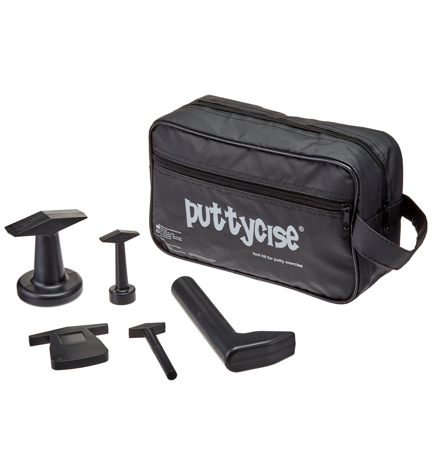 Theraputty 32763 TheraPutty Puttycise ADL Tools, 5 Piece Set with Carry Bag and Exercise Manual