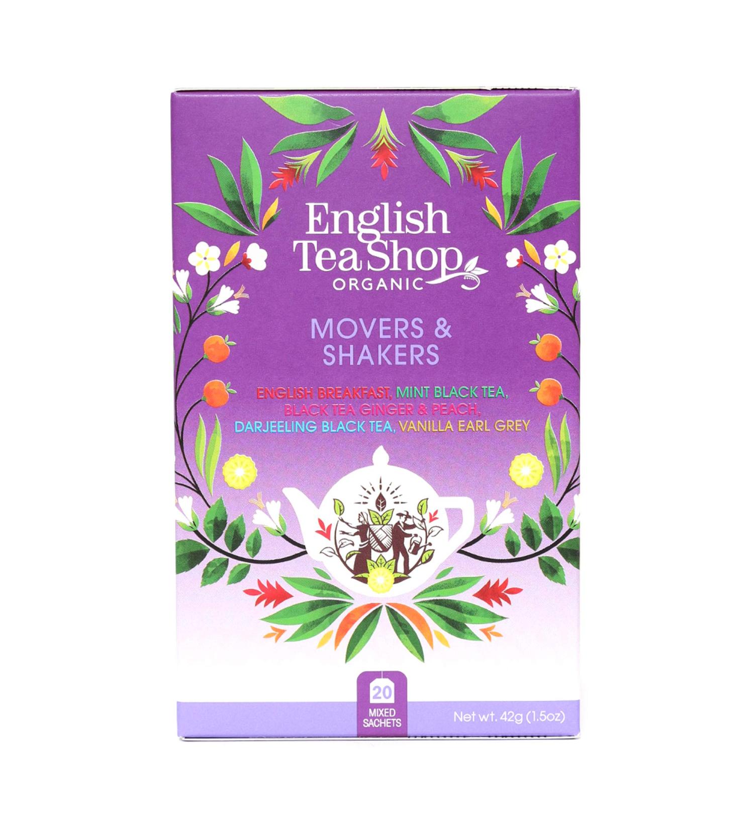 English Tea Shop Movers & Shakers Tea Bag Sachets 20-Piece - Buy Online on GoSupps.com