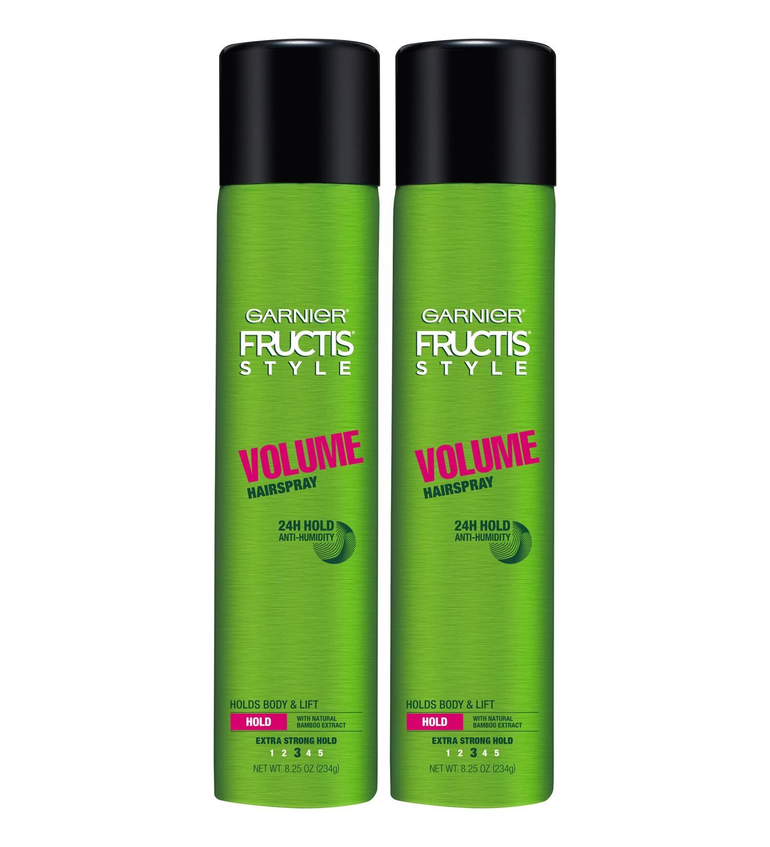 Garnier Fructis Style Volume Anti-Humidity Hairspray - Pack of 2, 8.25 Ounce - Buy Online on GoSupps.com