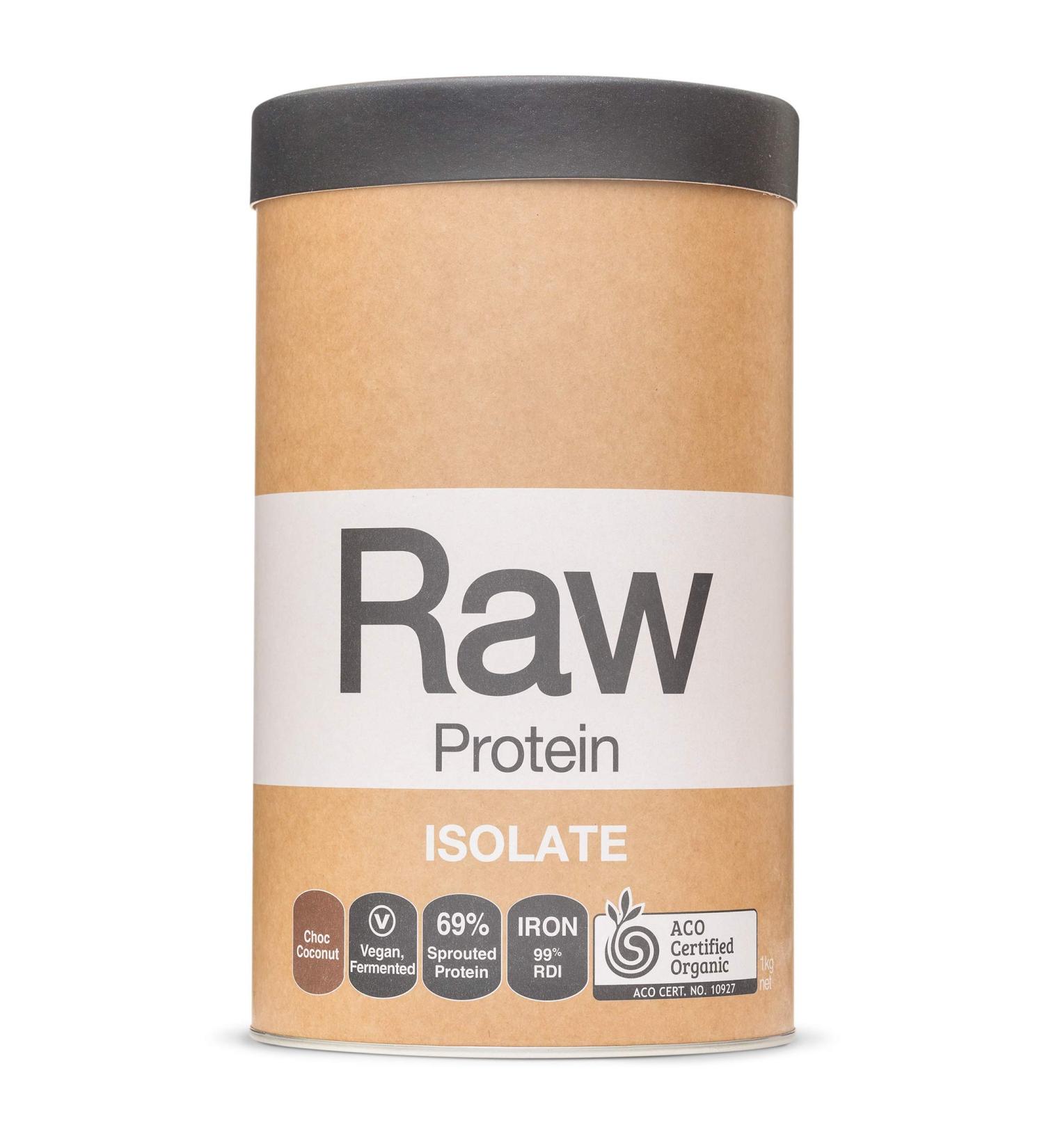 Amazonia RAW Vegan Protein Isolate - Cacao & Coconut | High-Quality Plant-Based Protein | International Shipping Available - Buy Online on GoSupps.com