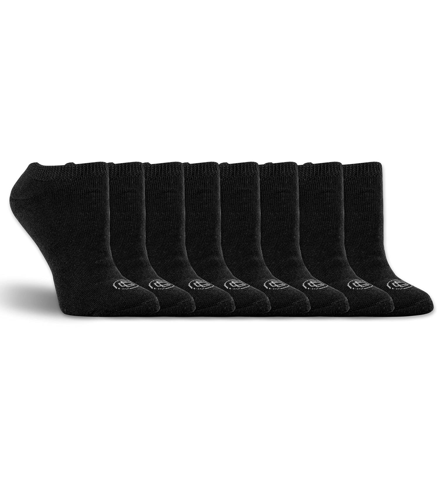 Doctor's Choice Diabetic No Show Socks - Size 9-11 (4 Pairs, Black, Medium) - Buy Online on GoSupps.com