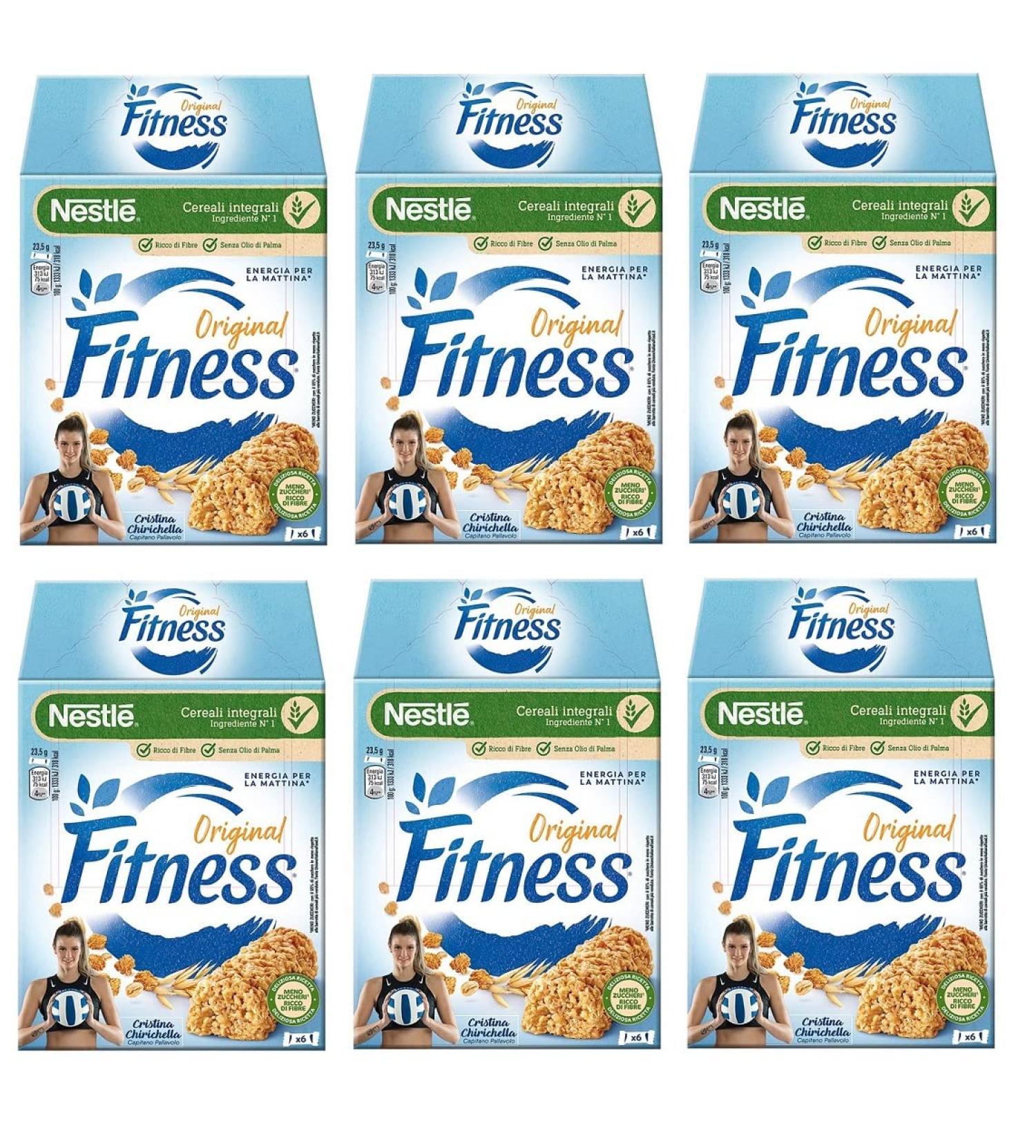 Nestl Fitness Whole Grain Cereal Bars (6 x 23.5 g) 141 g (Pack of 6) - Buy Online on GoSupps.com