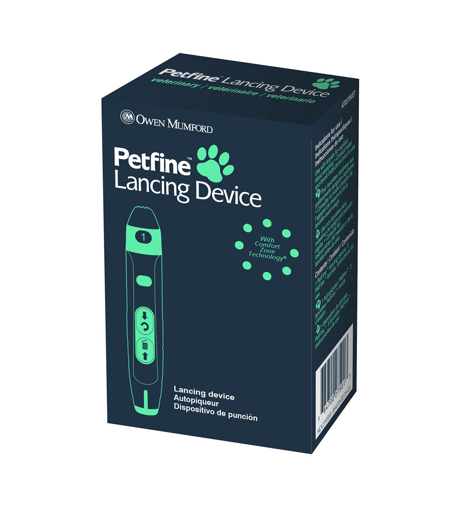 Owen Mumford Pet Fine Lancing Device - Gentle Blood Sampling Tool for Pets - Buy Online on GoSupps.com