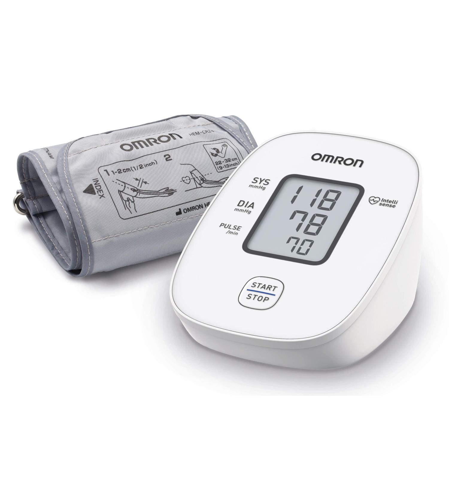 OMRON X2 Basic Upper Arm Blood Pressure Monitor | Clinically Validated | Irregular Heartbeat Detection | Cuff Wrapping Guide | Accurate Results & Memory - Buy Online on GoSupps.com
