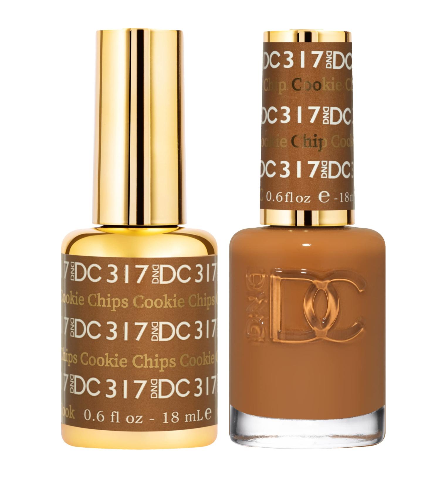 DND DC Gel Polish Set - Brown Gel & Nail Polish Combo - 317 Cookie Chips - 0.5 Fl Oz - Buy Online on GoSupps.com