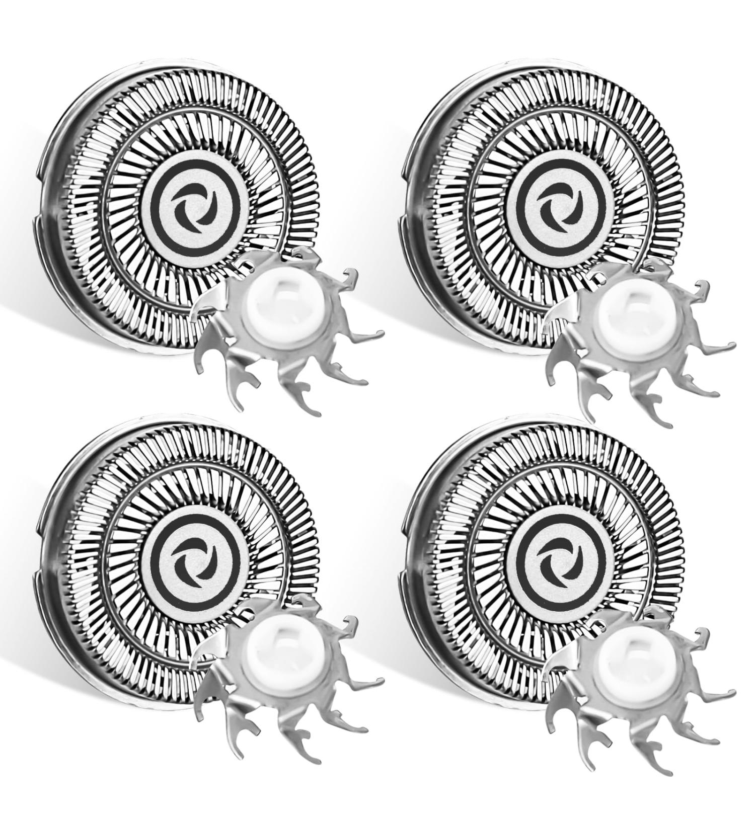 bssmmai Replacement Head Suitable for Sake Shaver Pitbull Electric Shaver 4 Pieces Spare Heads Compatible with Skull Shaver Pitbull Electric Shaver Replacement Blades for Bald - Buy Online on GoSupps.com