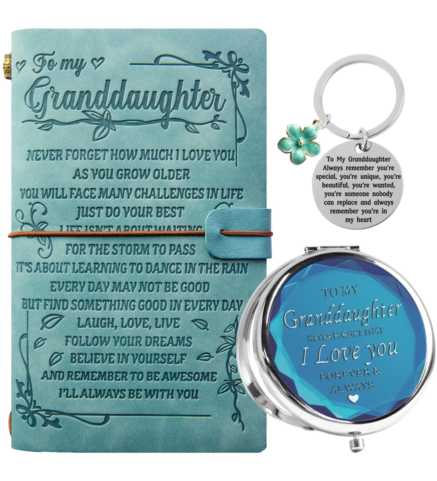 Granddaughter Gifts - Keychain, Journal, Mirror | Birthday Gift from Grandma - Buy Online on GoSupps.com