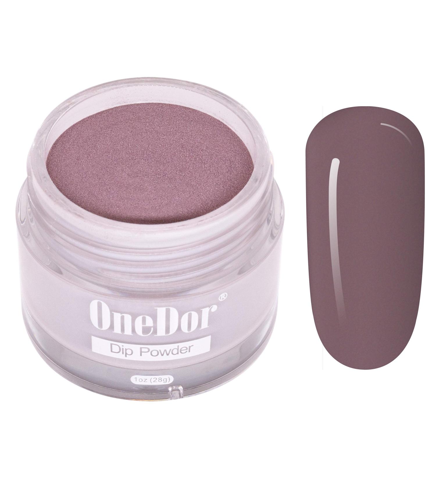 OneDor Nail Dip Dipping Powder Acrylic Color Pigment - Eggplant 1 Oz - Buy Online on GoSupps.com
