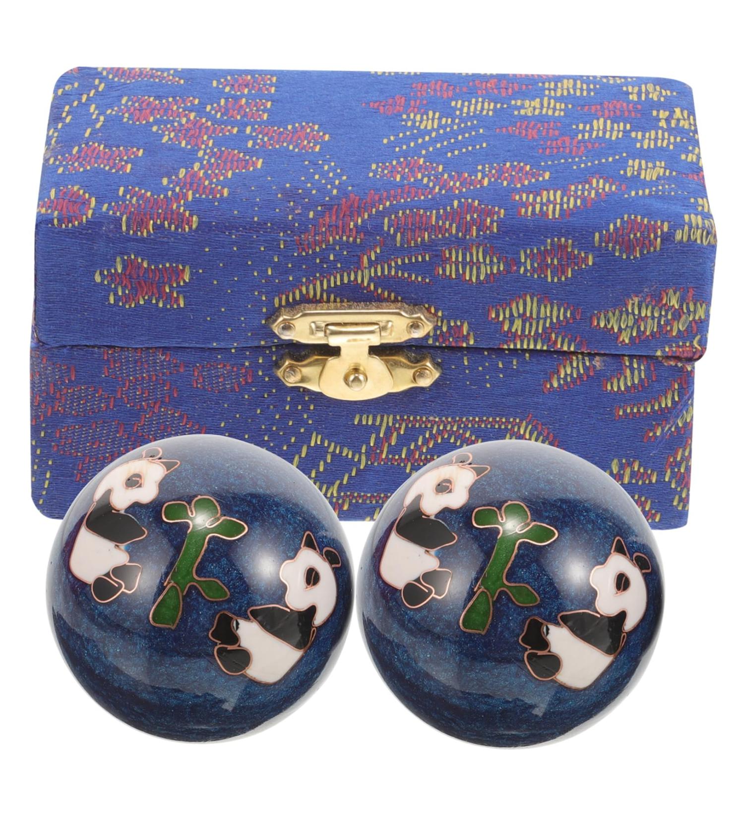 Beaupretty 2ST Fitness Handballs - Handmade Stress-Reducing Baoding Balls for Meditation & Massage Training - Buy Online on GoSupps.com