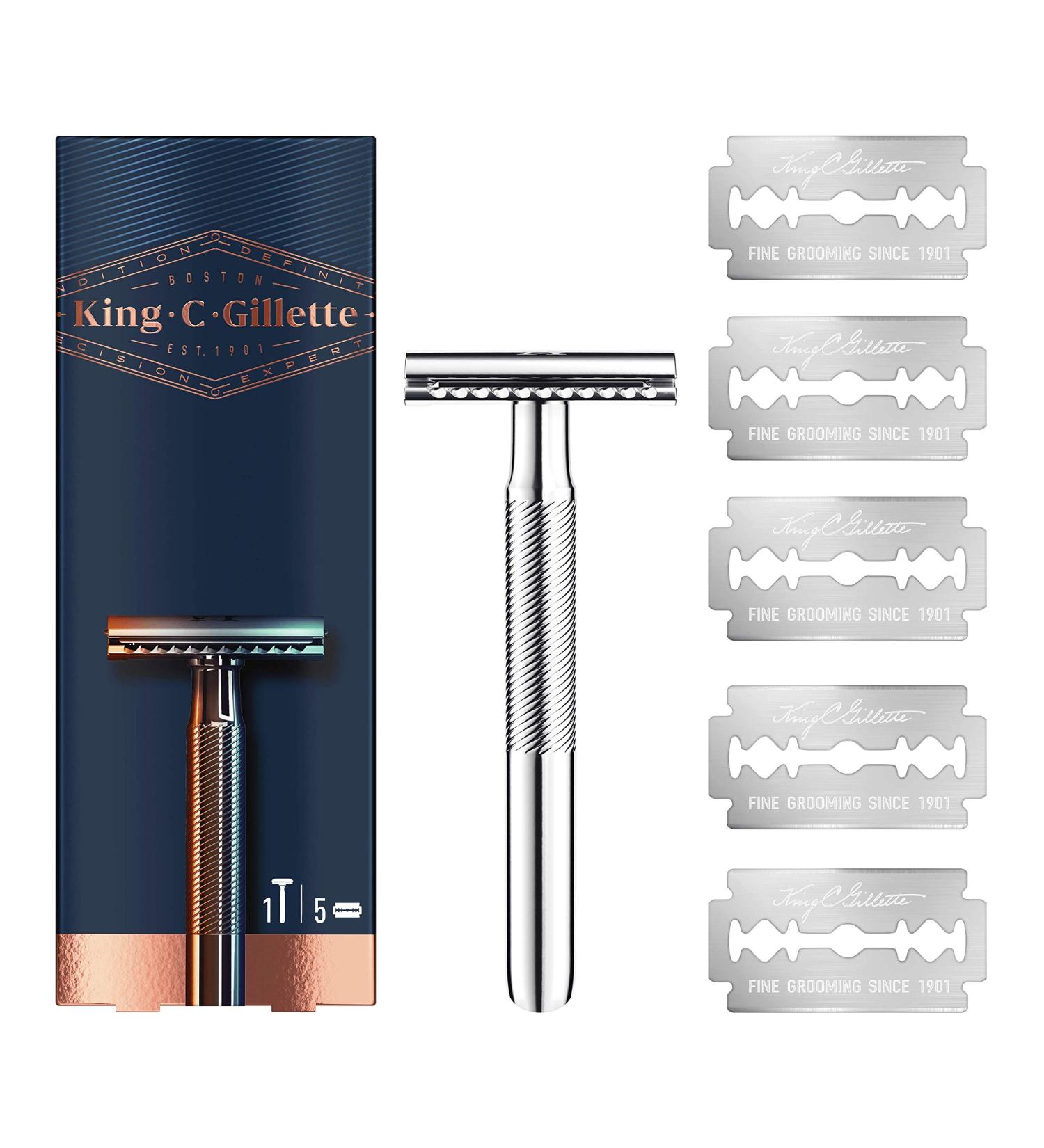 Gillette Razor for Precision Beard Refinement + 5 Replacement Blades | Best International Shipping - Buy Online on GoSupps.com