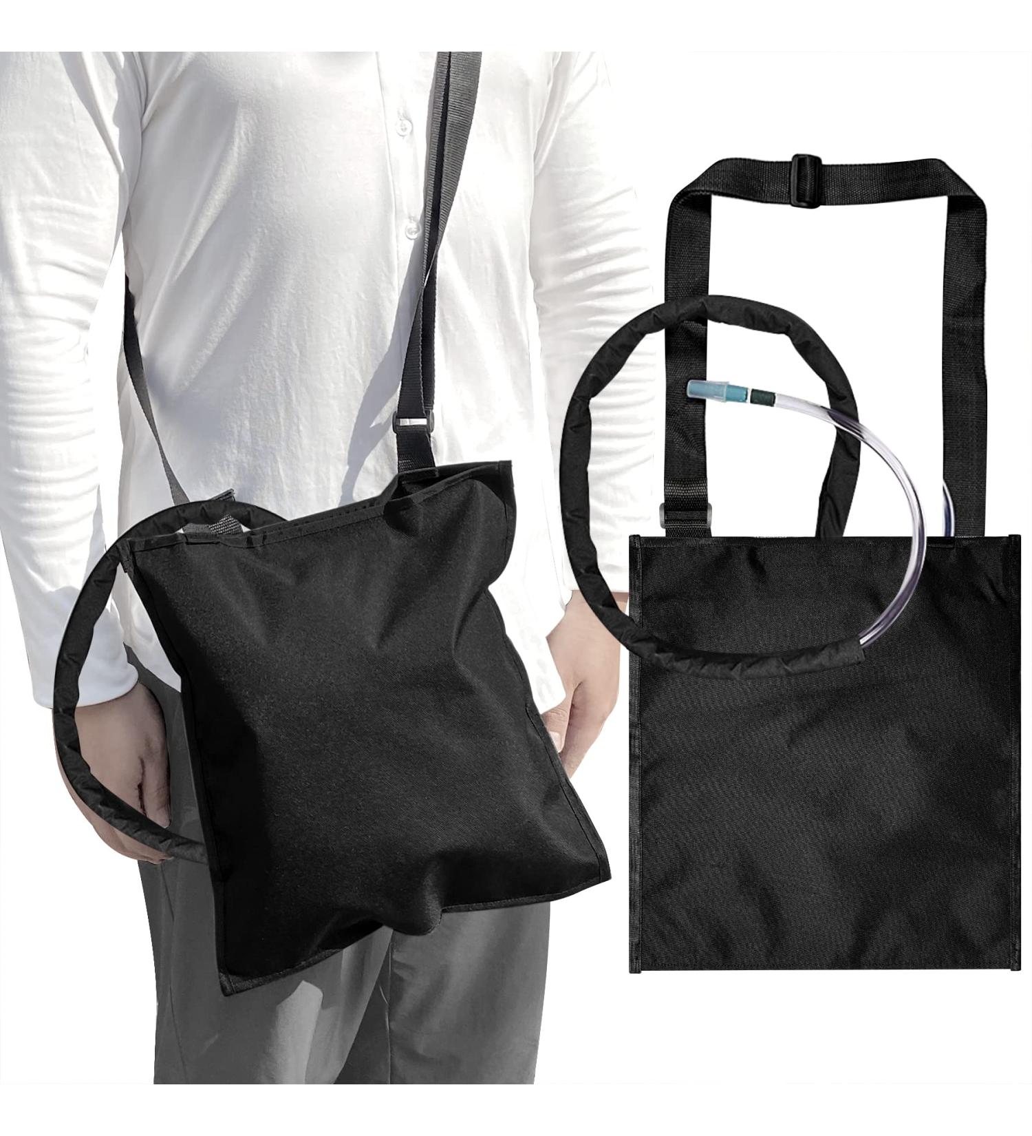 Urine Drainage Bag Holder with Adjustable Strap & Catheter Tube Cover - Secure Your Nephrostomy & Foley Bags - Buy Online on GoSupps.com