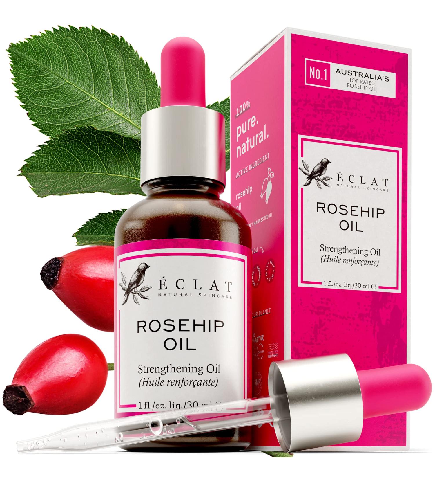 Rosehip Oil - Rose Oil for Face 100% Pure Rose Hip Oil for Skin Unrefined Rose Oil Hydrating Moisturizing and Softening Rosehip Oil for Face Natural Face Oil Rosehip Oil Organic - Buy Online on GoSupps.com