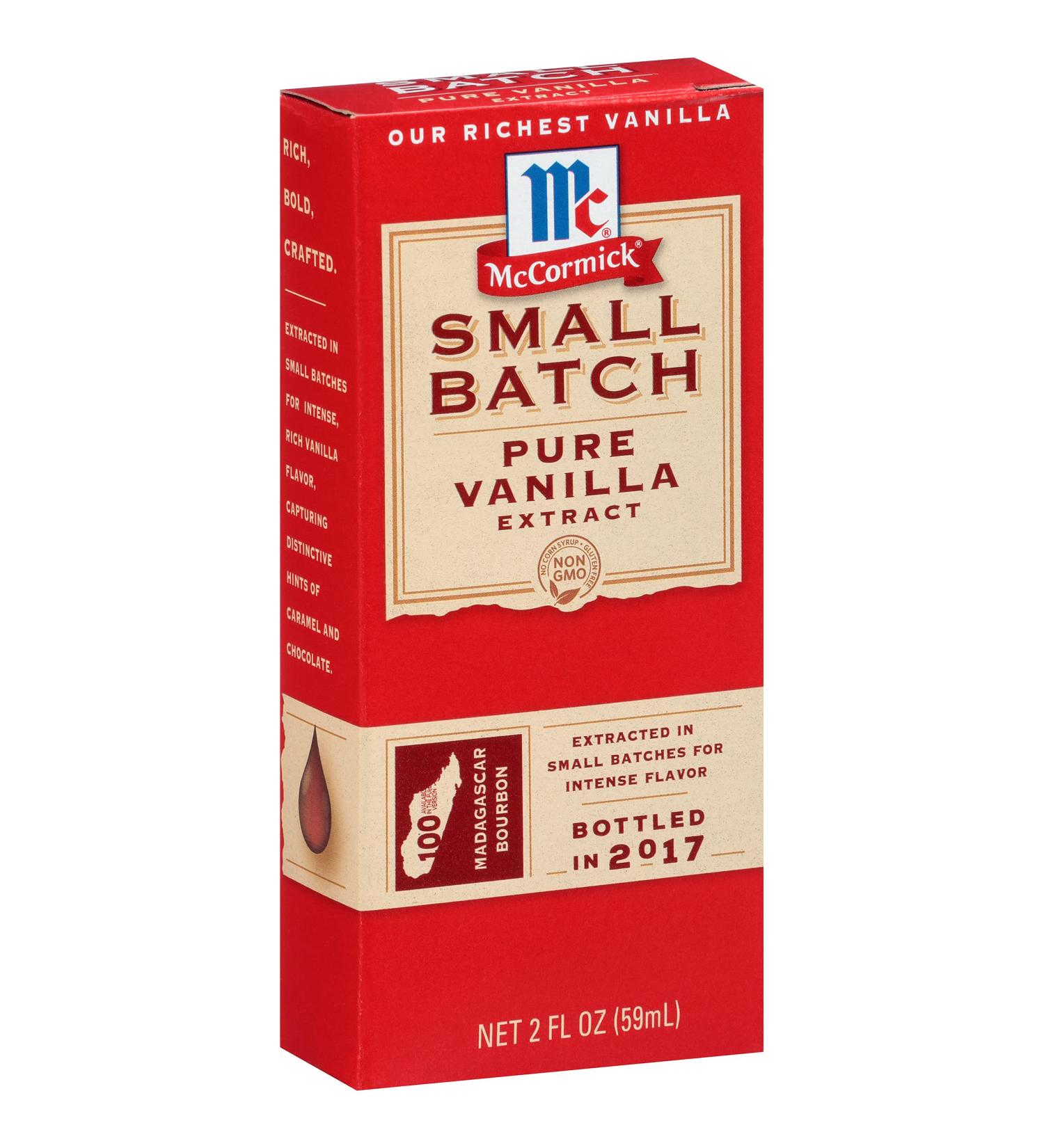 McCormick Small Batch Pure Vanilla Extract - 2 fl oz - Buy Online on GoSupps.com