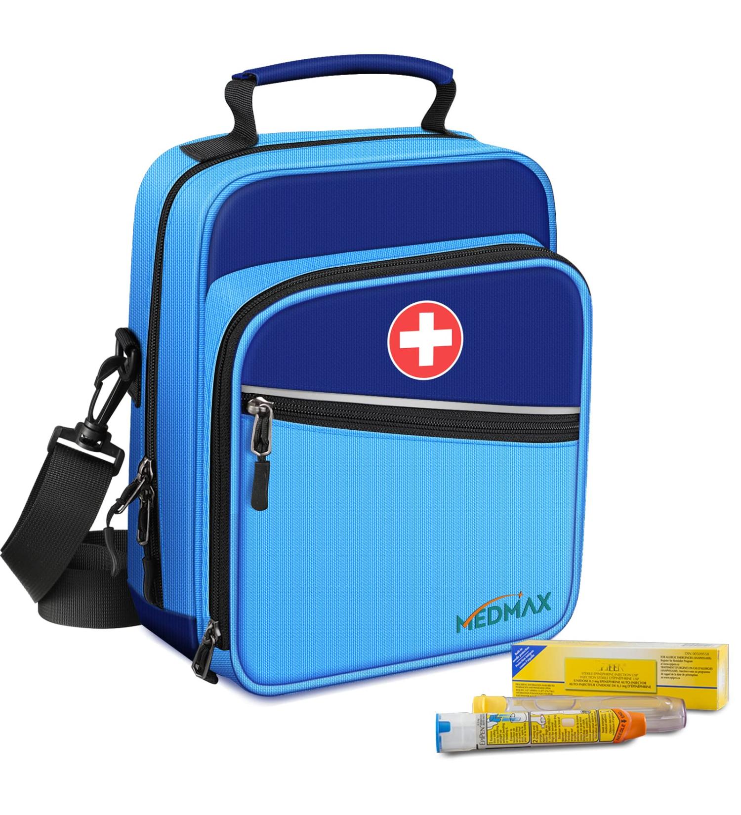 Medmax Insulin Cooling & Medication Bag - Large Capacity Allergy & Diabetes Emergency Carrier - Buy Online on GoSupps.com